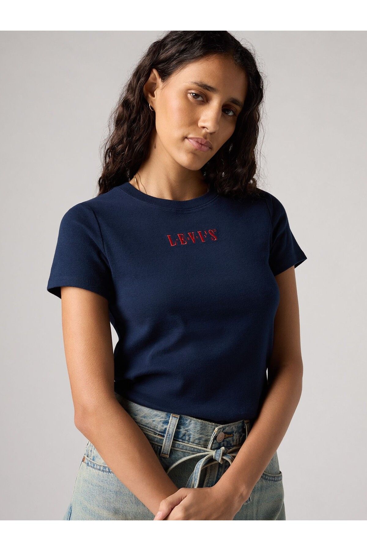 Levi's-Serif 1873 Women's Dark Blue T-Shirt 001My-0003 3