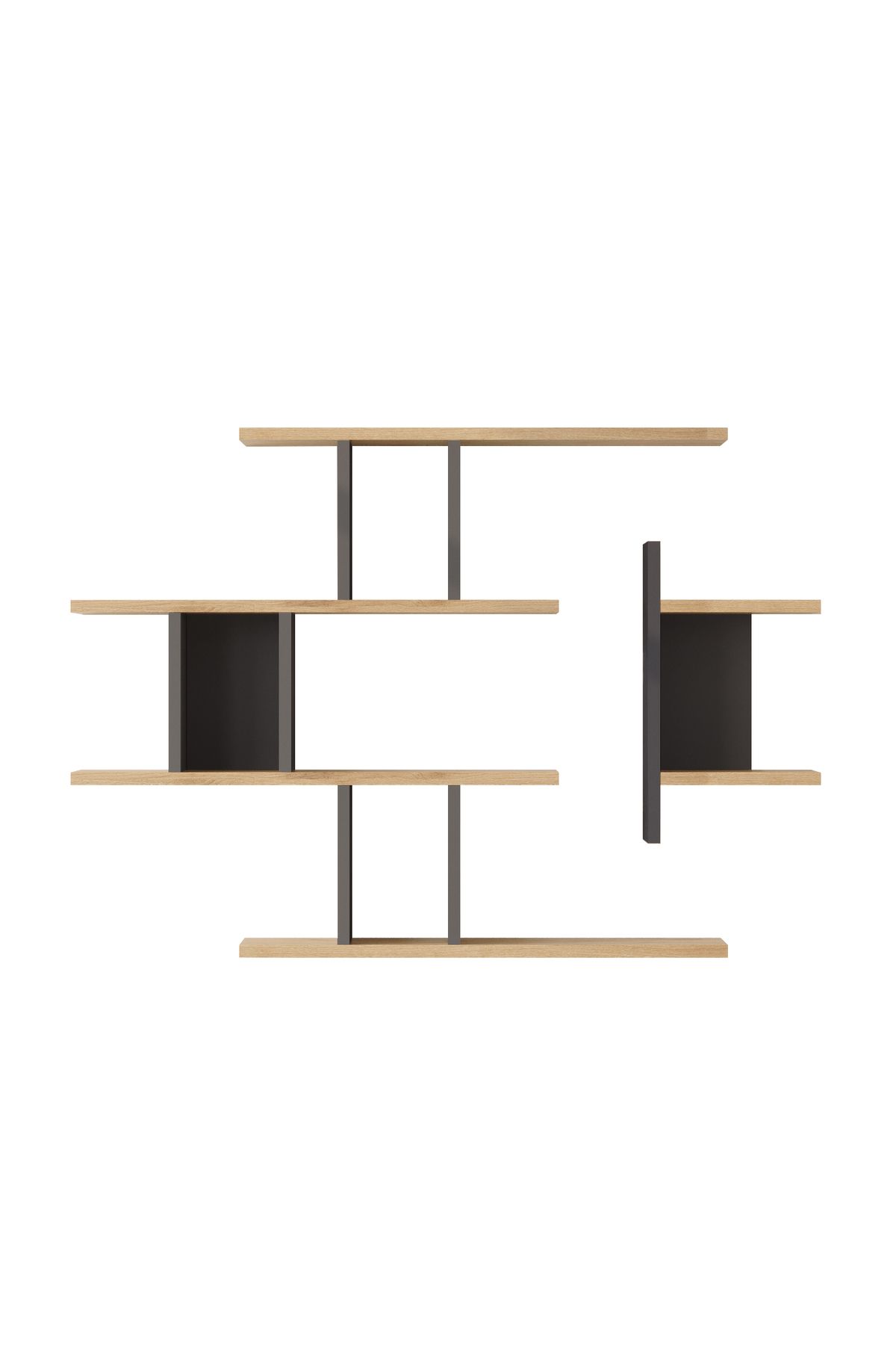 Shelf 25 Duvar Rafı Sepet-Antrasit WL25-SA - 3