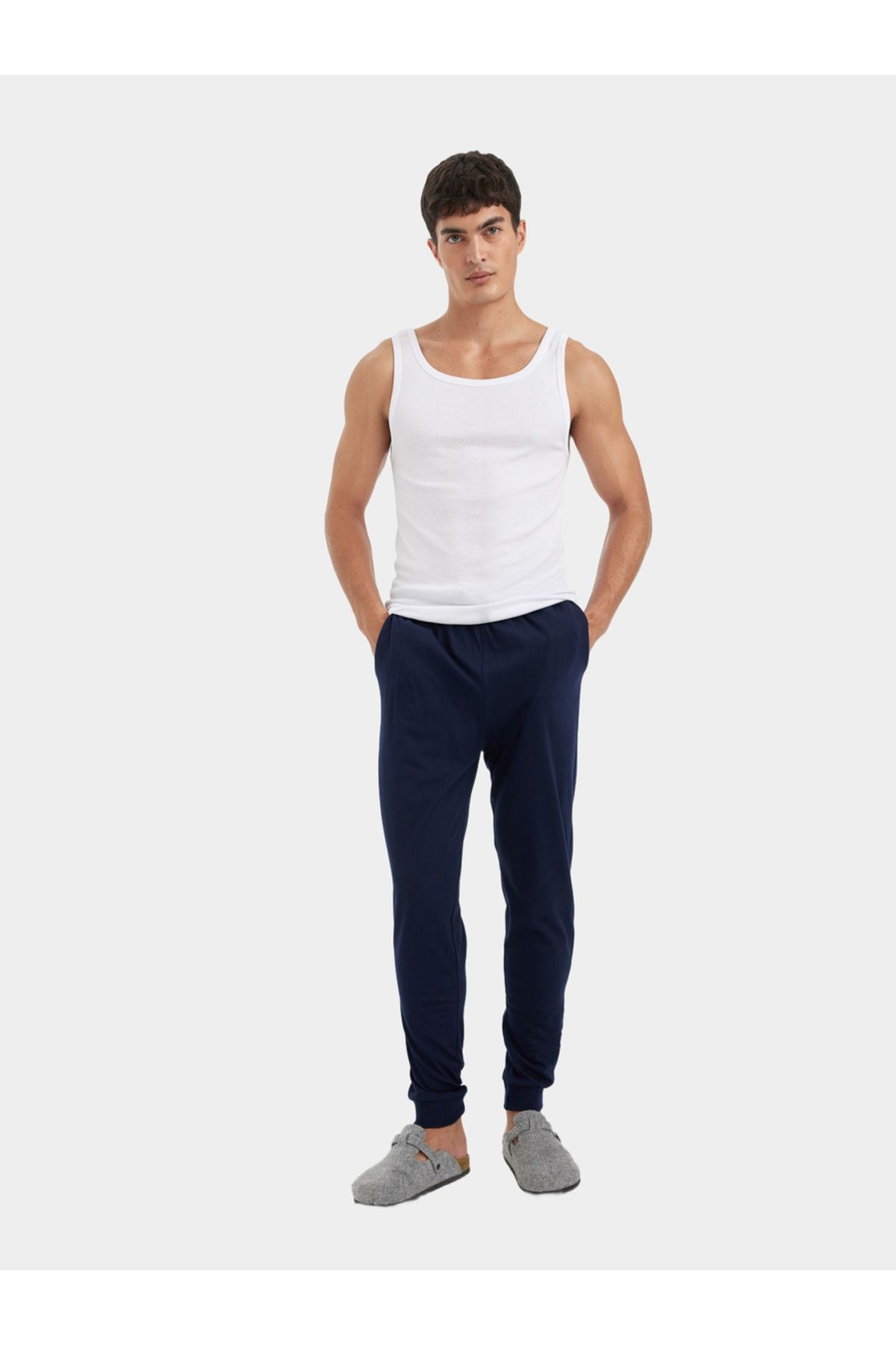 DeFacto-Regular Fit Drawstring Joggers with Pockets 1
