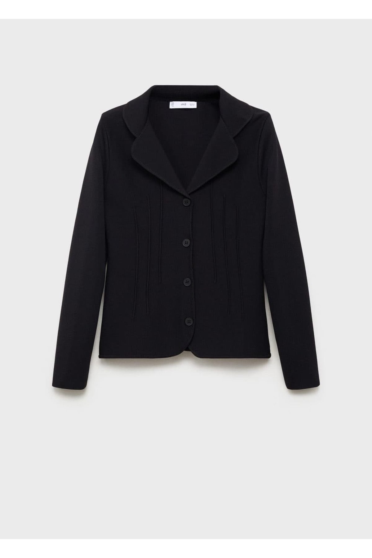 MANGO Woman-Tricot Jacket with Clap 3