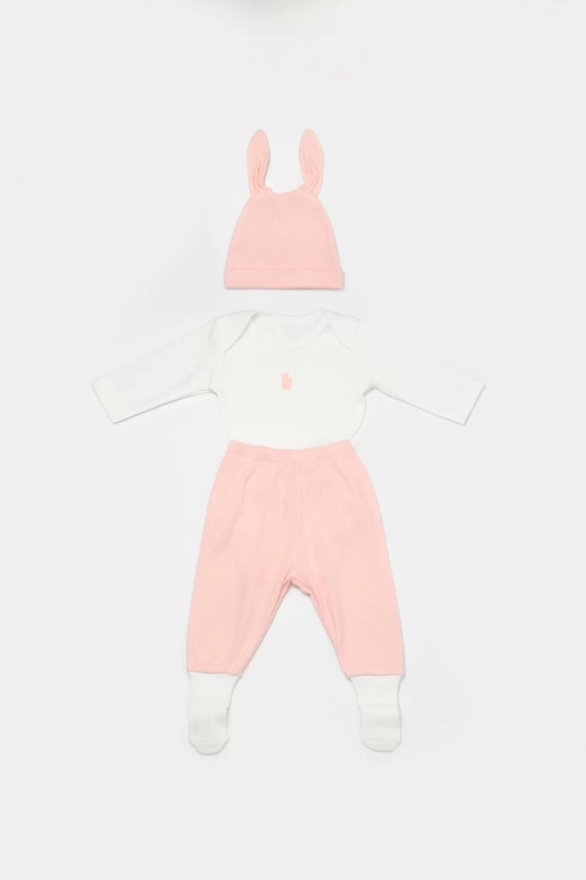 dalinda Bunny 3'lü Bebek Takım Pembe