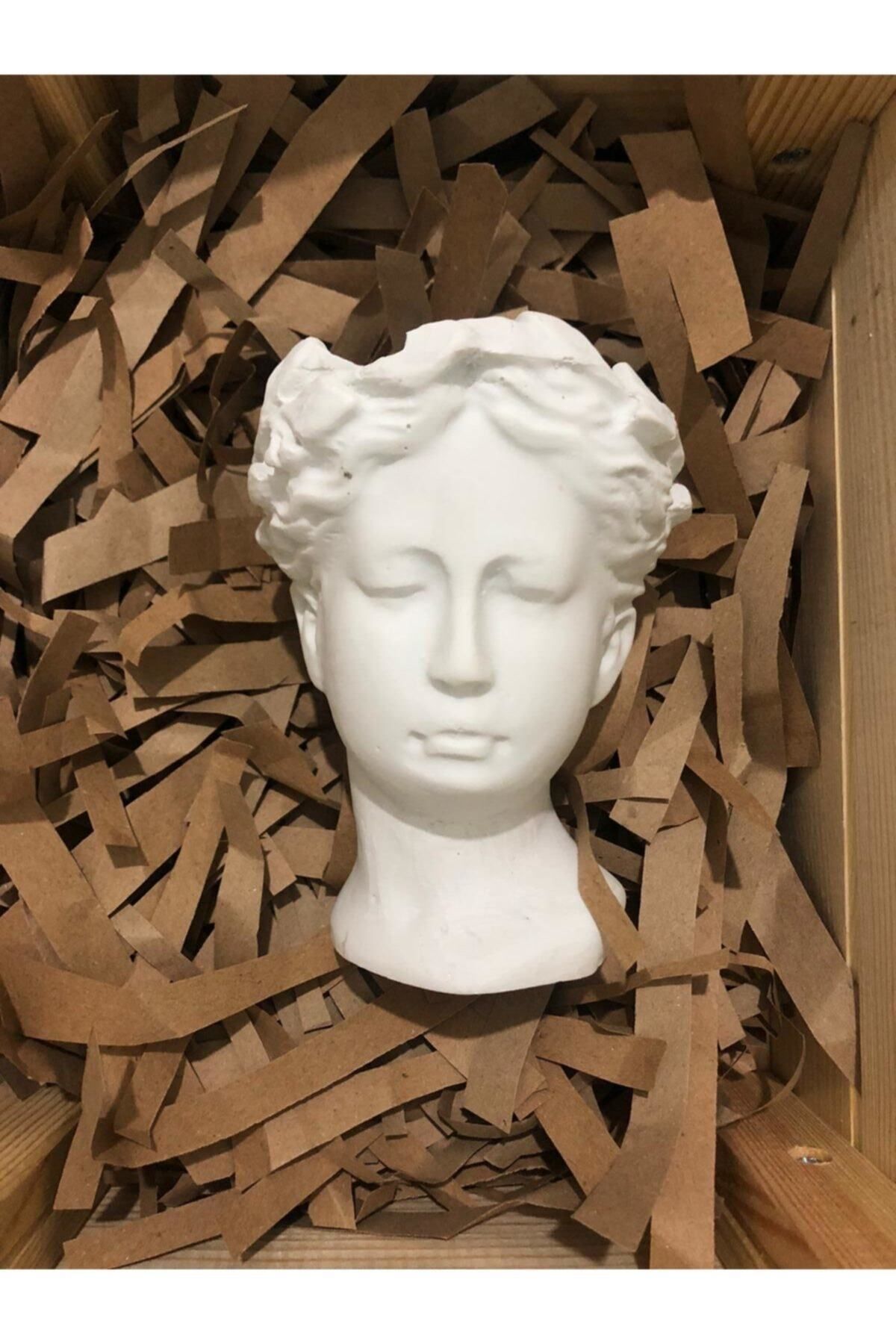 DEKORANLA Antik Helen tarzı heykel kafası, dekoratif sanat eseri, özgün tasarım