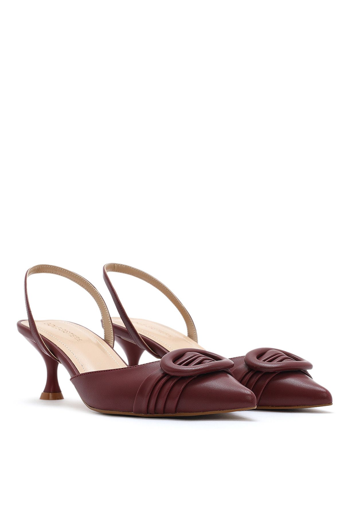 Sole Sisters-Burgundy Evening Dress Shoes - Lakhas 4