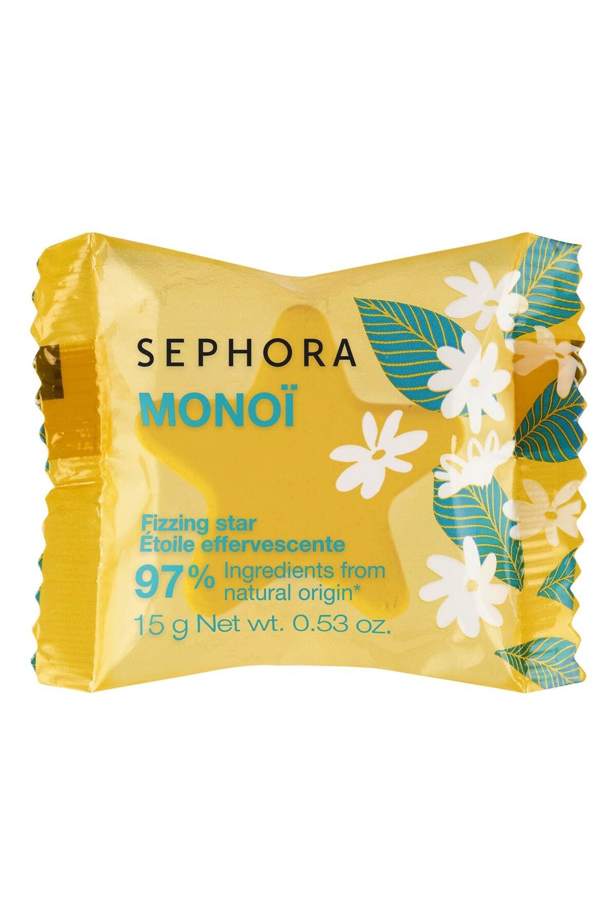 SEPHORA COLLECTION Fizzing Star - Köpürten banyo küpü - Monoi 15g