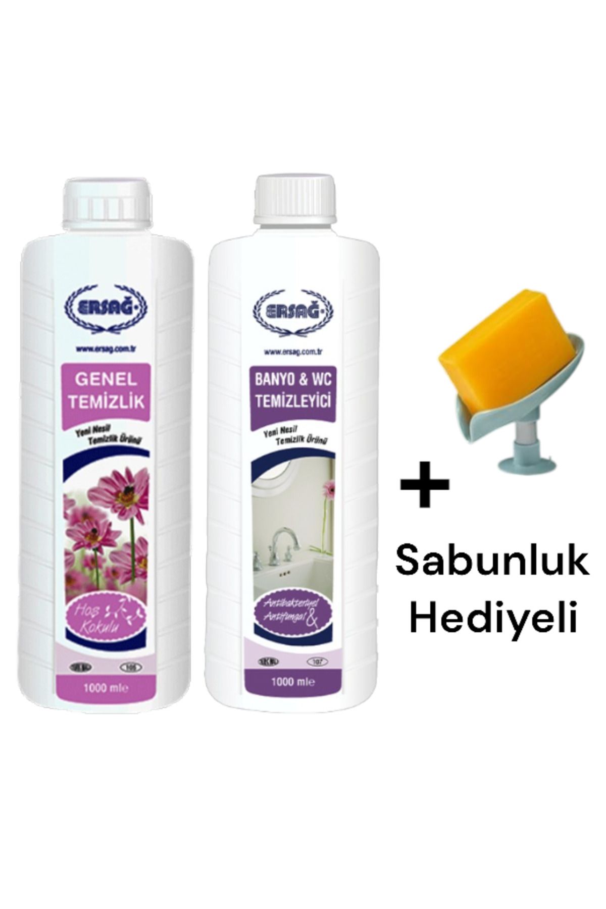 Ersağ Genel Temizlik 1000 ML -Banyo Wc Temizleyici 1000 ML+ 105- 95