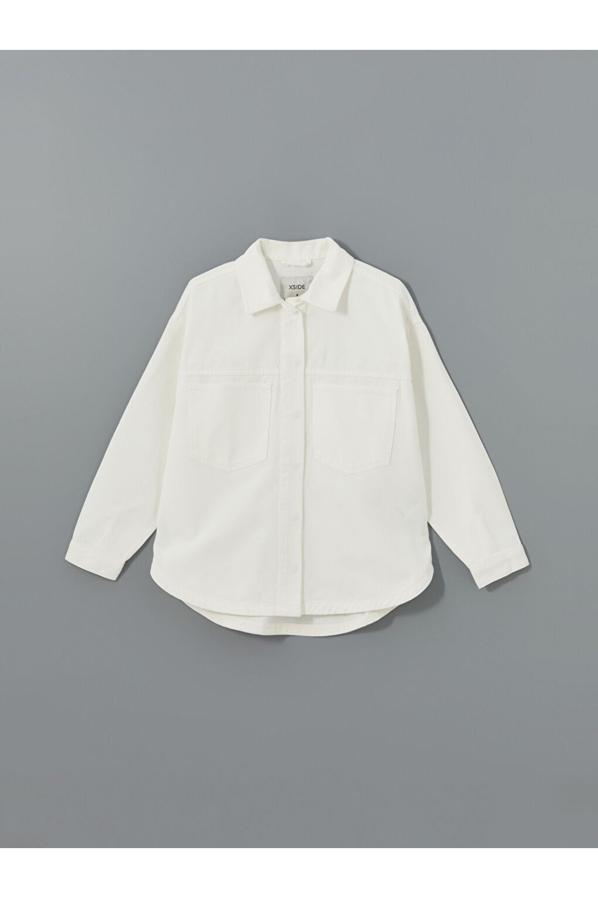 LC Waikiki-Shirt Collar Women's Jean Jacket 5