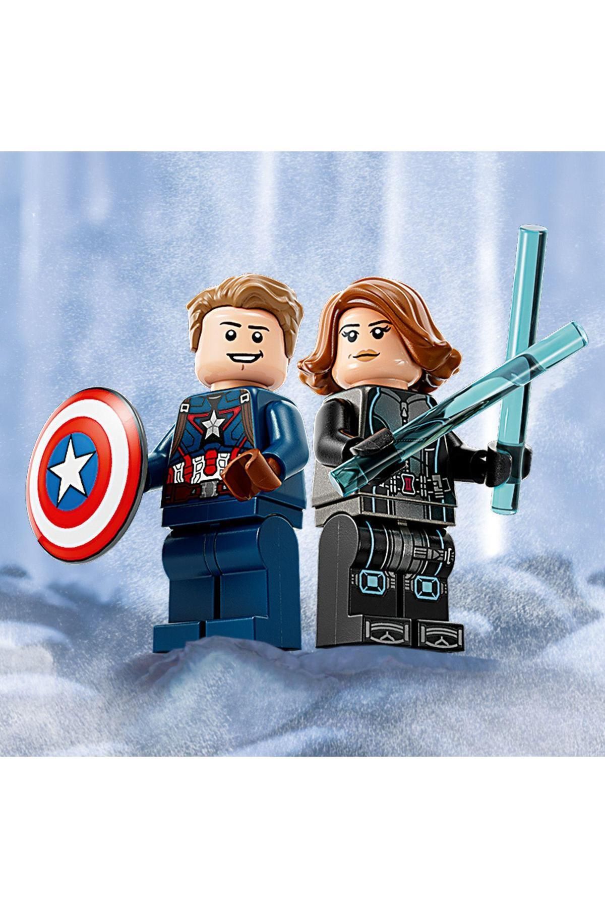 لگو مدل Marvel Black Widow و Kaptan Amerika مَوتُوسیکلت‌ها 76260: مناسب برای 6 سال به بالا (130 قطعه) LEGO