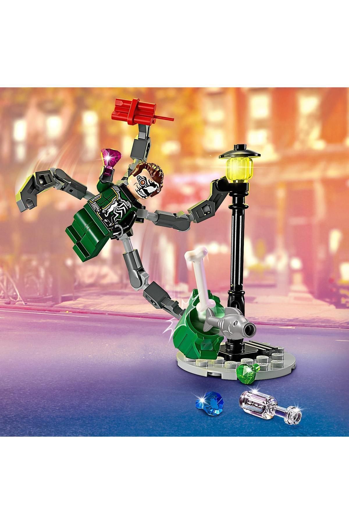 ست ساخت موتور سیکلت تعقیب اسپایدرمن LEGO® Marvel (77 قطعه) | مناسب برای سن 6 سال به بالا LEGO