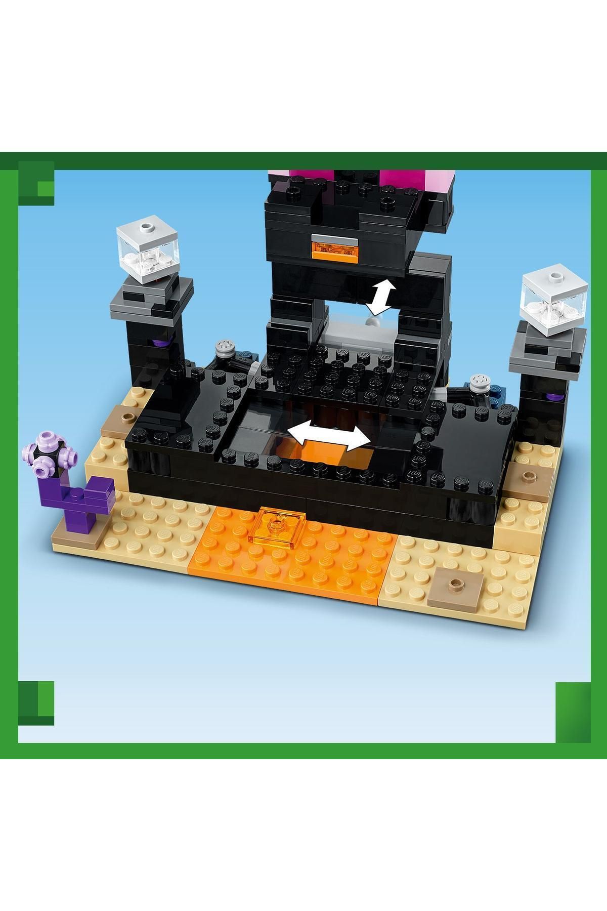 ست ساختنی لگو مدل Minecraft®: نبرد در End Arena مناسب برای کودکان 8 سال به بالا - 252 قطعه LEGO
