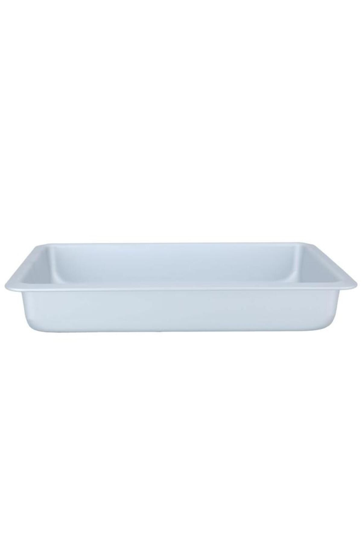 ALSAIF-Aluminum Oven Tray 6 X 26 X 37.8 Cm Rectangle Silver 2