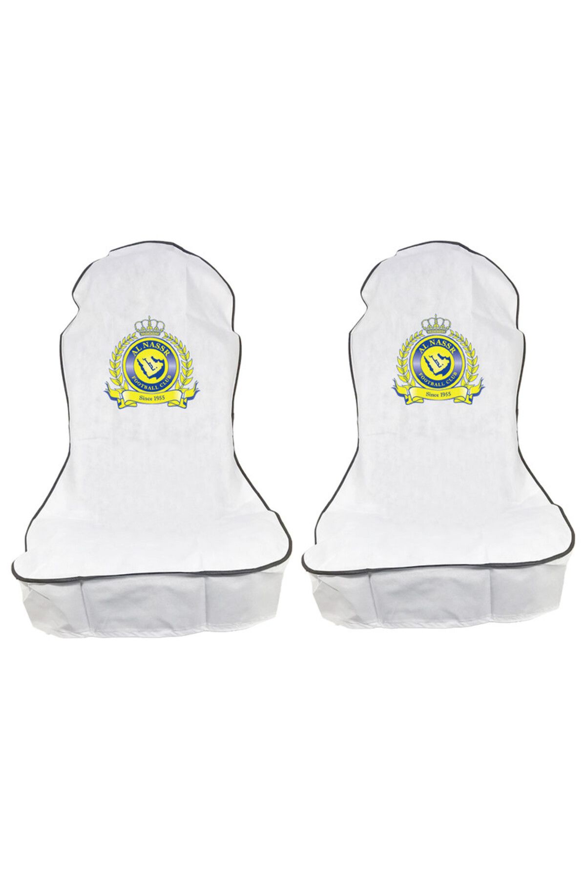 Generic-AL NASSR Car Seat Cover, Car Seat Dust Dirt Protection Cover, For 2/pcs Seat  Set white 2