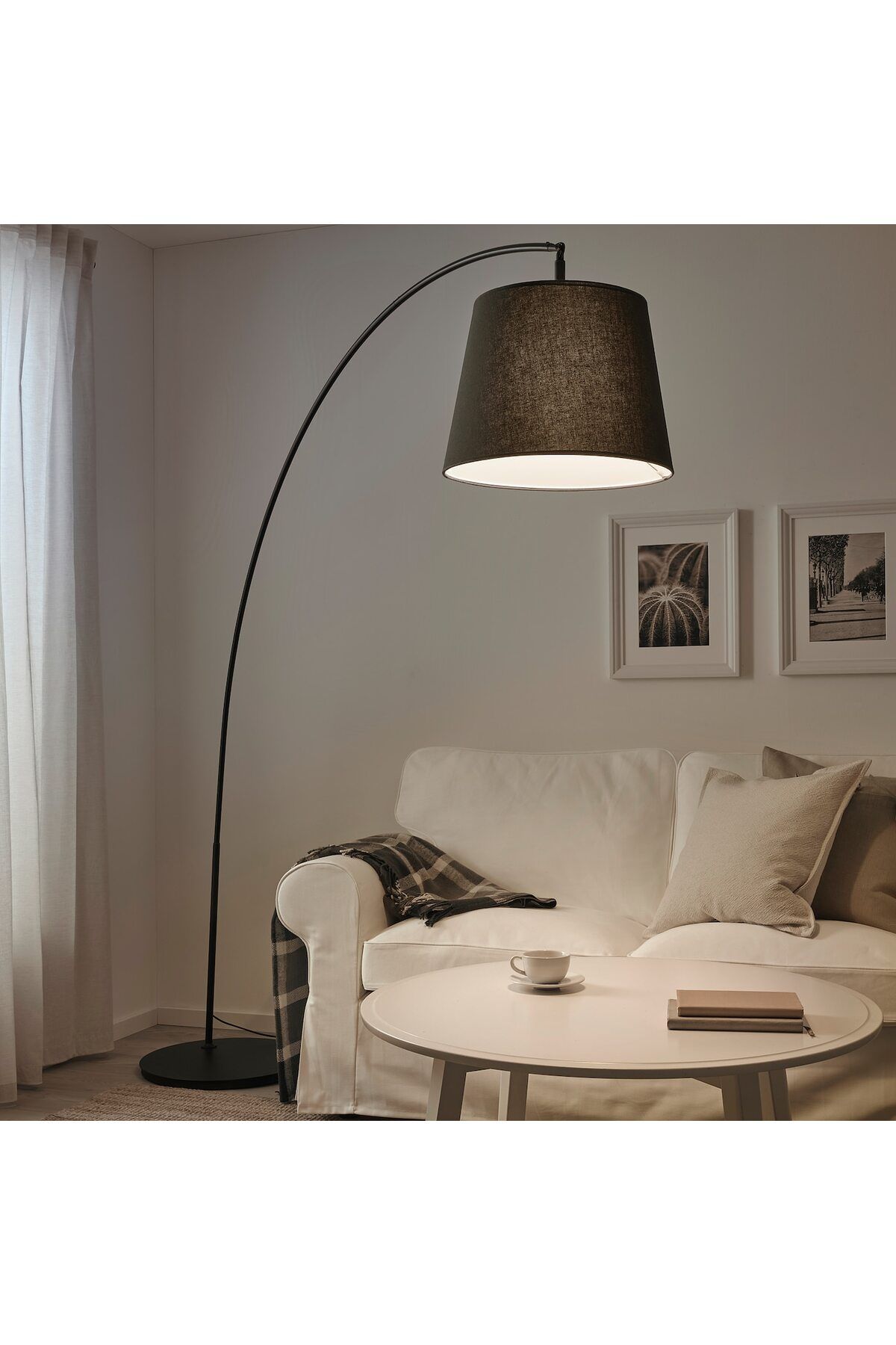 erorex-Floor lamp base, arched, black 3