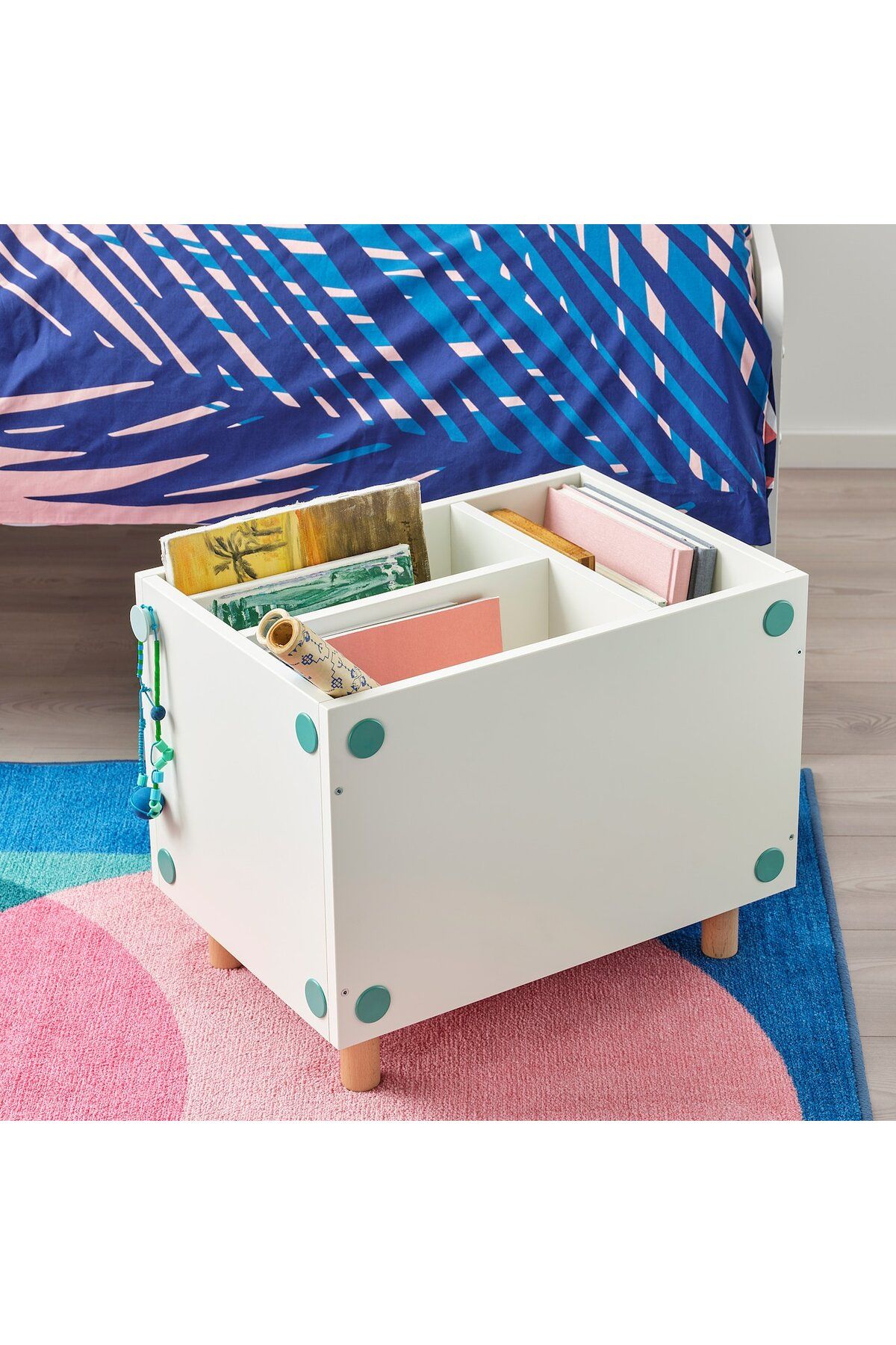 erorex-Bedside table/shelf unit, white 5