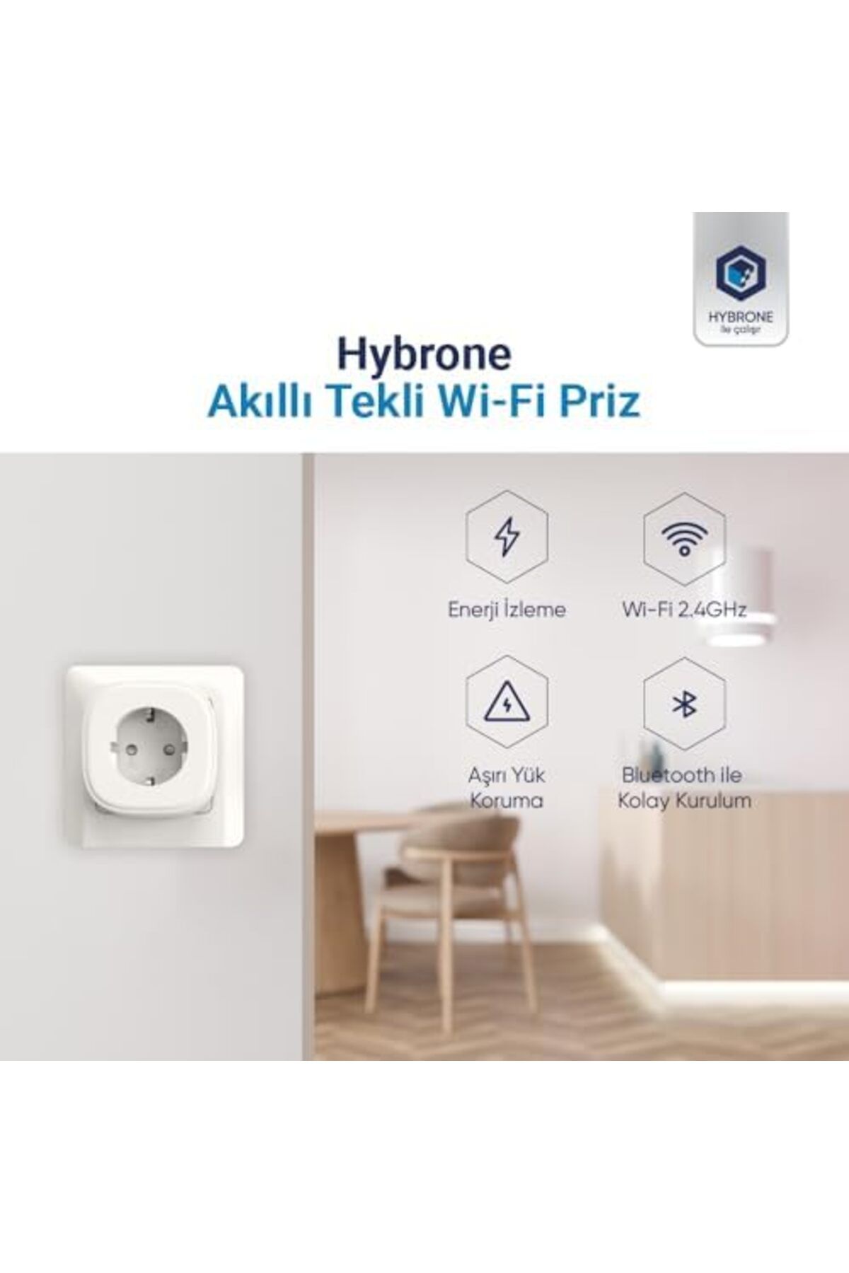 STOREMAX-Slm Current Protection Wi-Fi Smart Plug Socket, Energy Monitoring, Child Lock, 16 Ampere, Remote with App 3