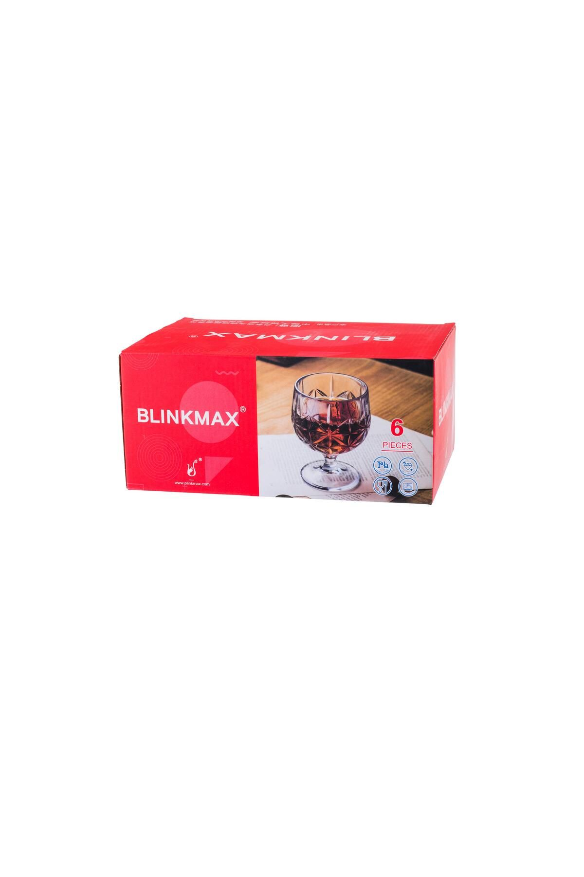 Blinkmax-A set of glass juice cups with a base of 6 pieces 4