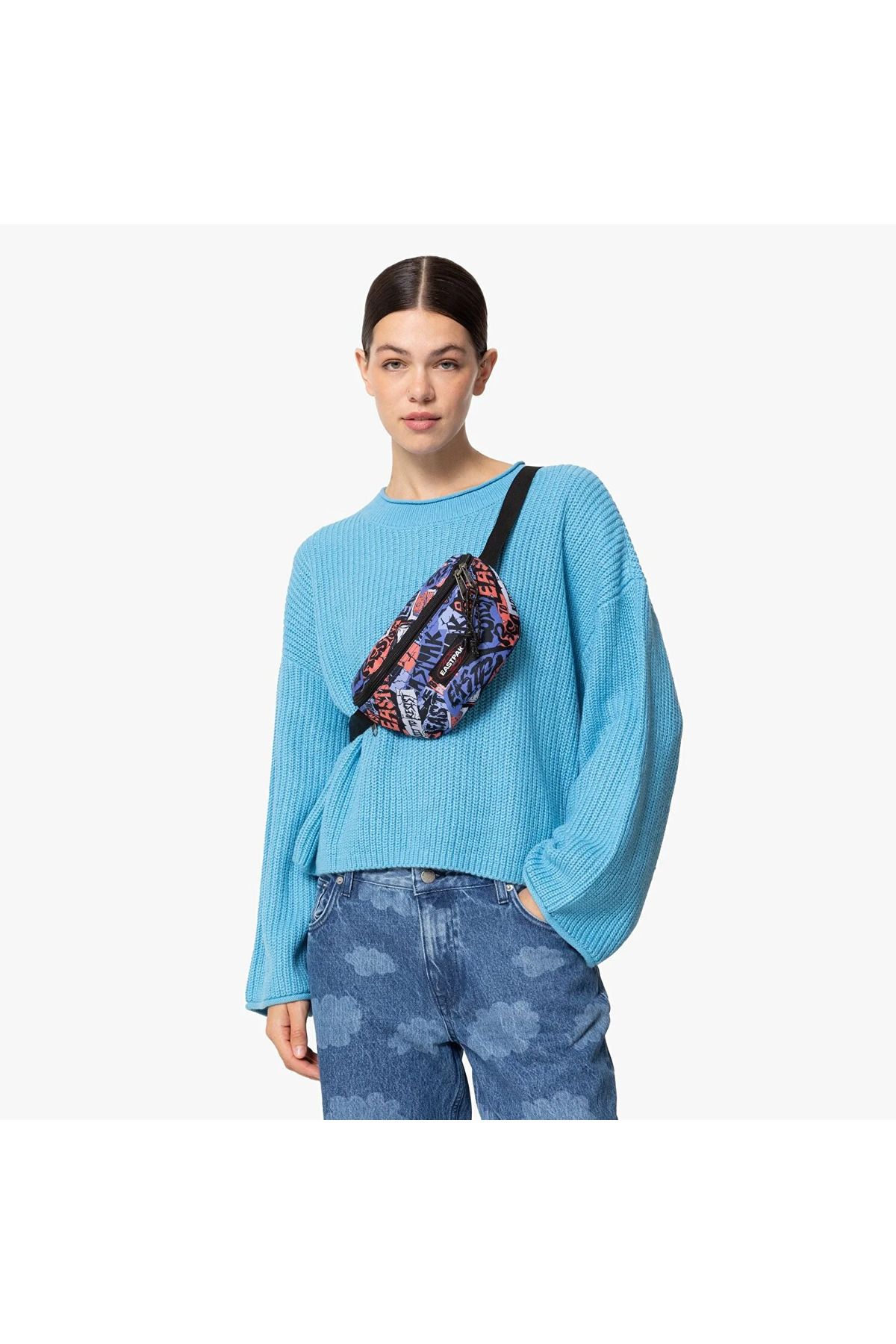 کیف کمری چند رنگ مردانه کیسه آبی بهار TRAS اورجینال Eastpak