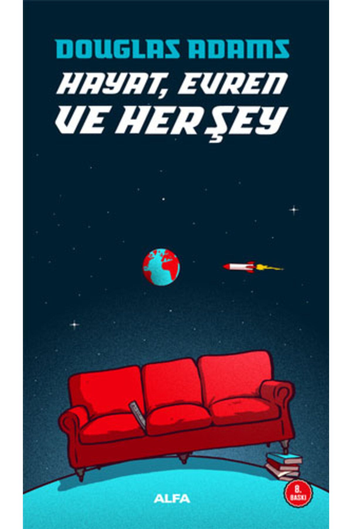 Alfa Yayınları Douglas Adams 4 Kitap Set + Okuma Sticker'ları