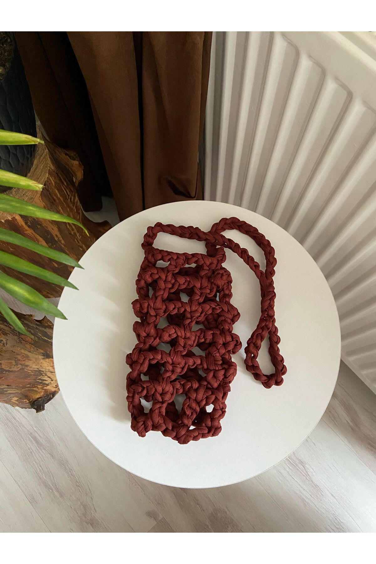 Freyja Aksesuar-Pinterest Recycled Rope Handmade Knitted Flask Water Bottle Thermos Bag 3