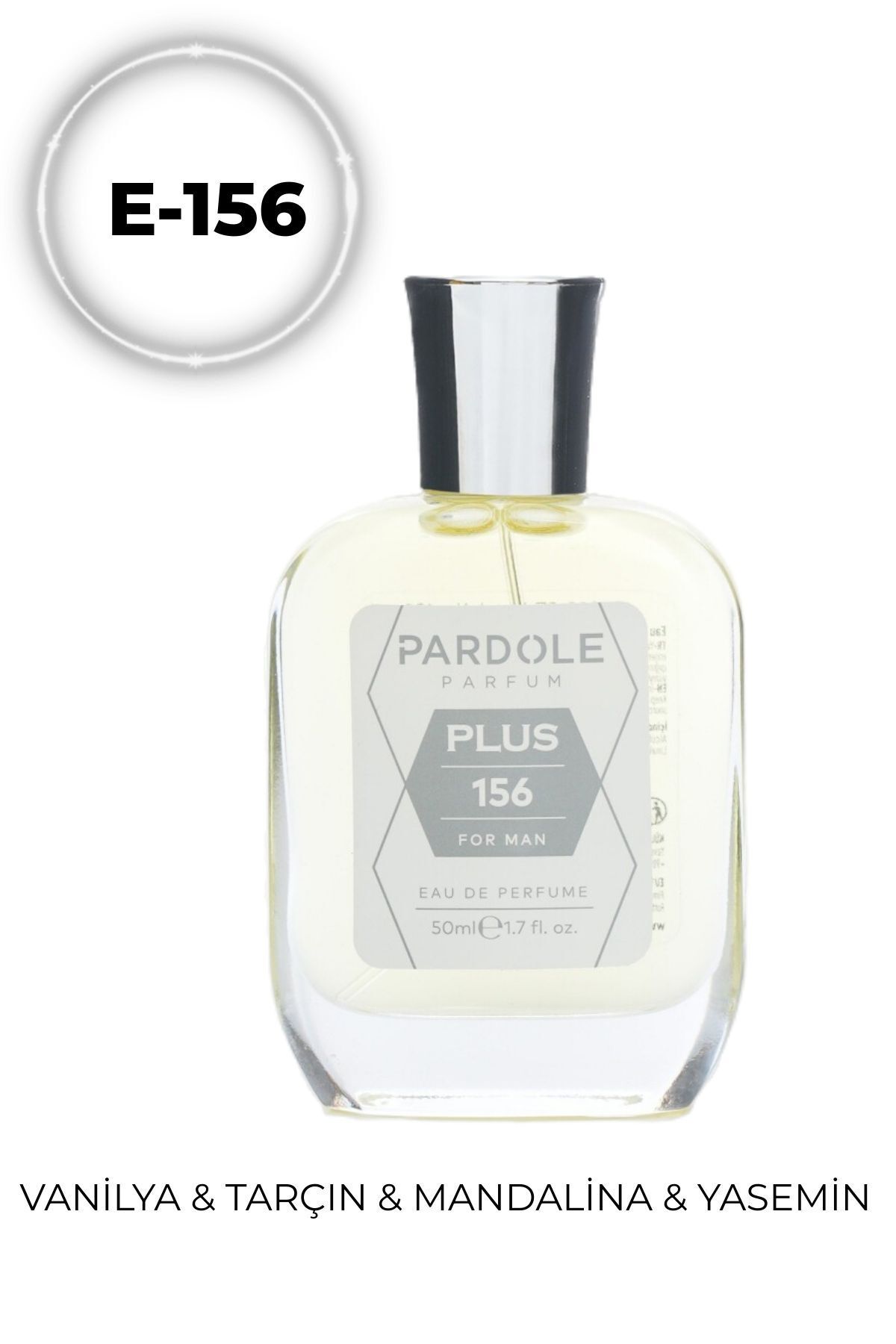 عطر مردانه E 156 شیرین ، تند فلورال مورد علاقه Parfum 50 ML Vanilla دارچین نارنگی یاس PARDOLE