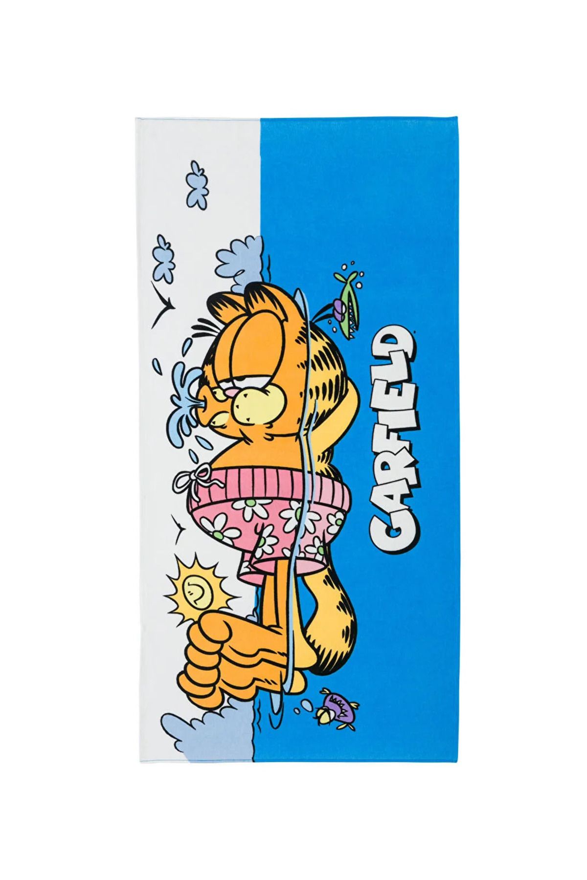 LC Waikiki-Lcw Accessories Mixed Garfield Printed Beach Towel 4
