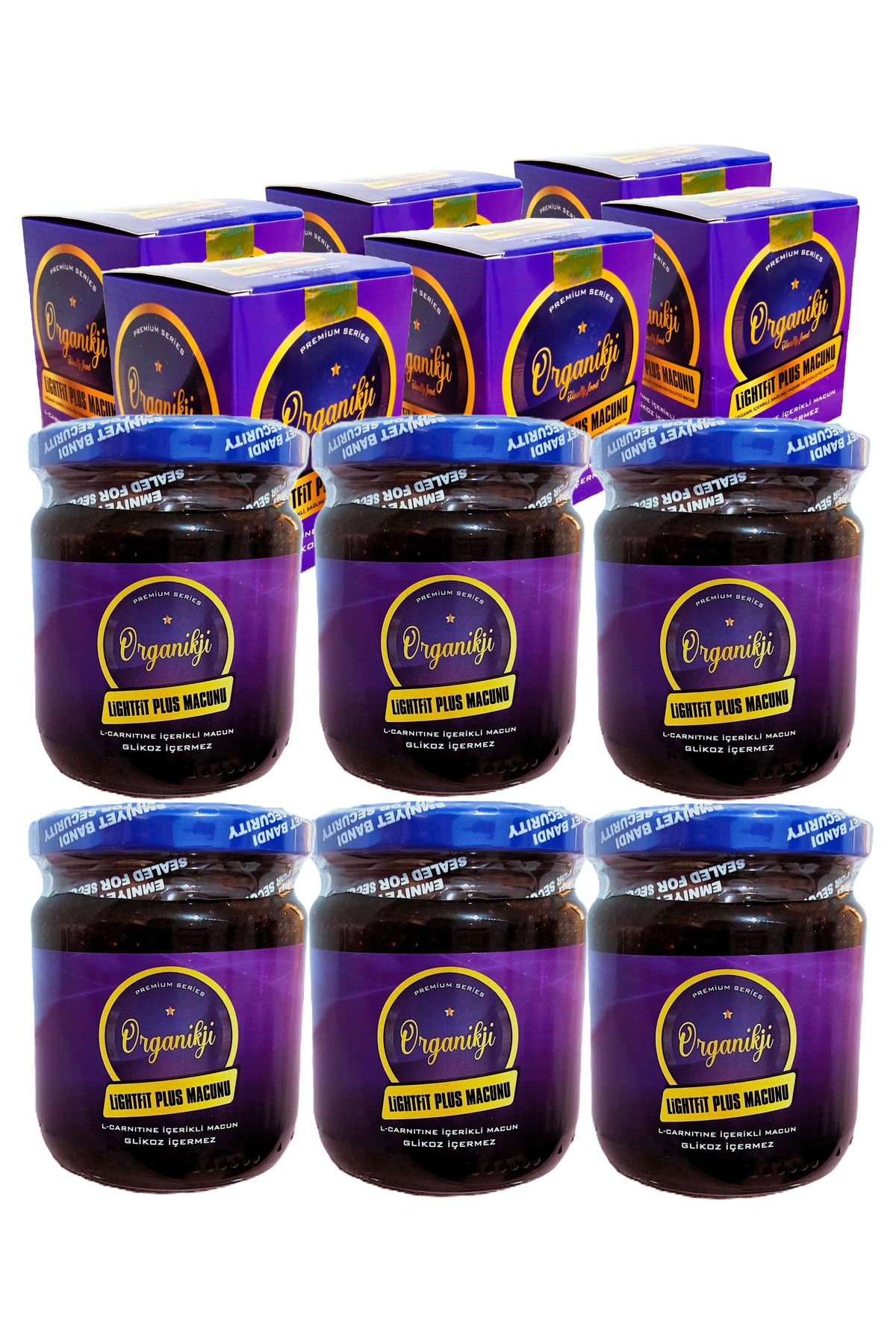 Premium Seri Light Fit Plus L-Carnitine Destekli Macun (6'lı Paket) – 2 Aylık Değişim Paketi