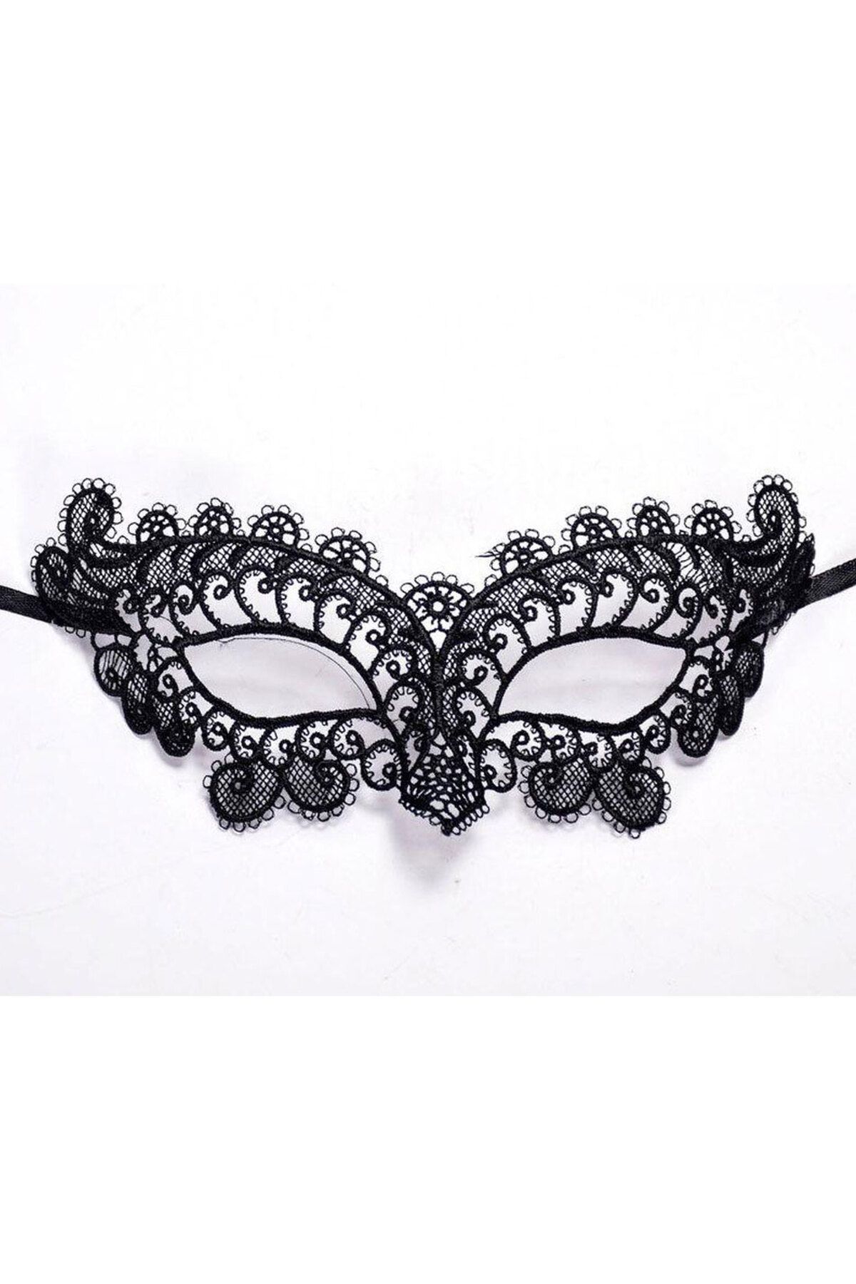 Skygo-Lace Cut Black Prom Party Mask - No. 10 1