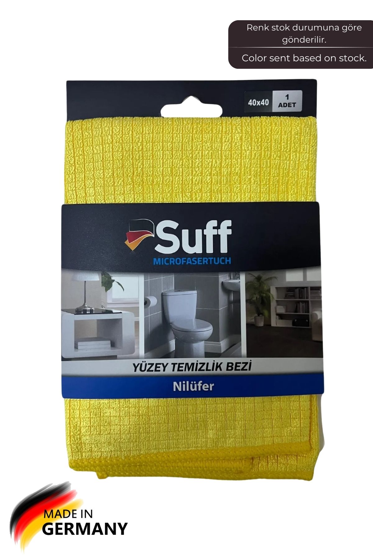 Suff-Nilüfer Checkered Microfiber Surface Cleaning Cloth 40 X 40 cm 6