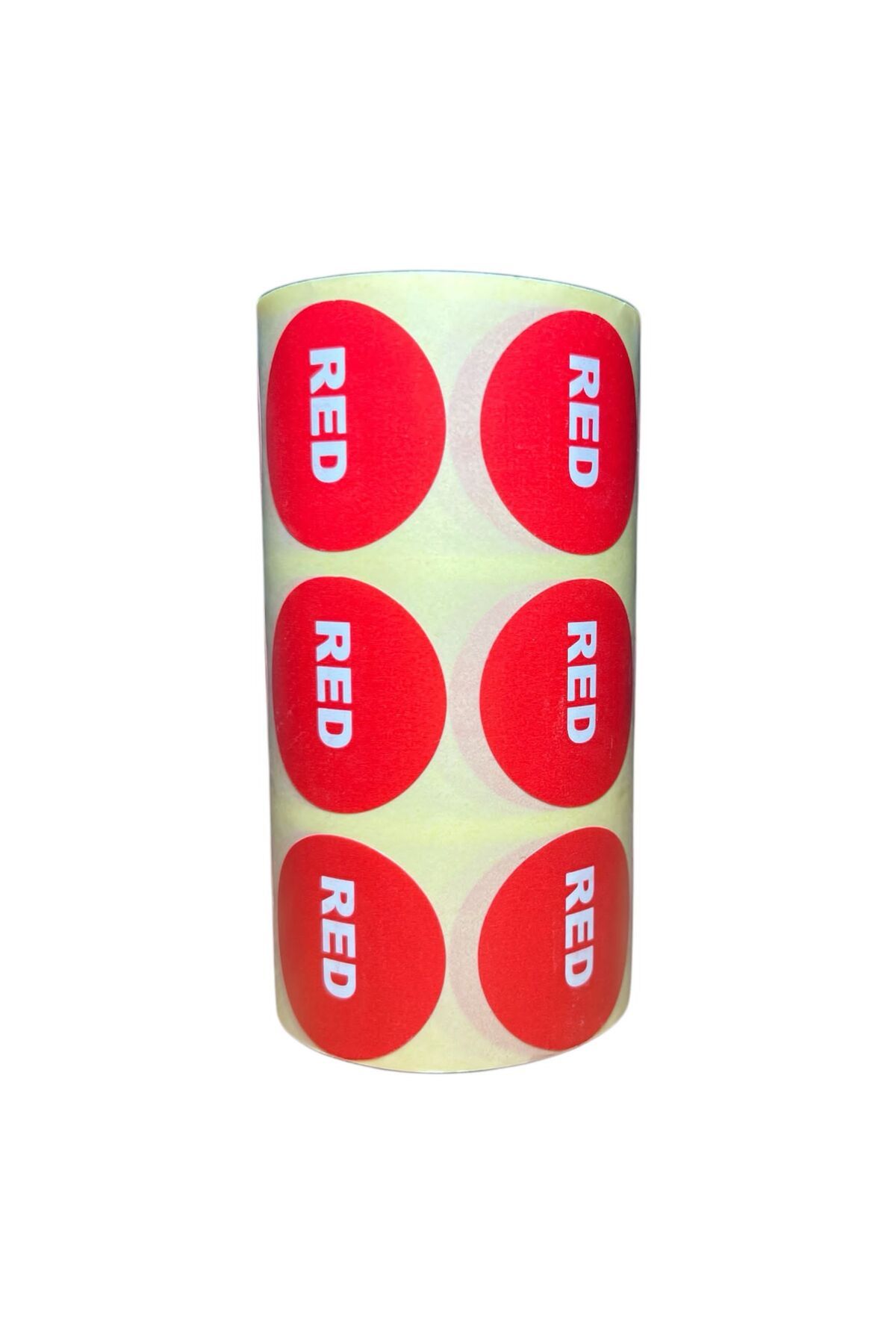ROHİLDA 30mm Red Etiketi Kırmızı Baskılı 1000 Adet