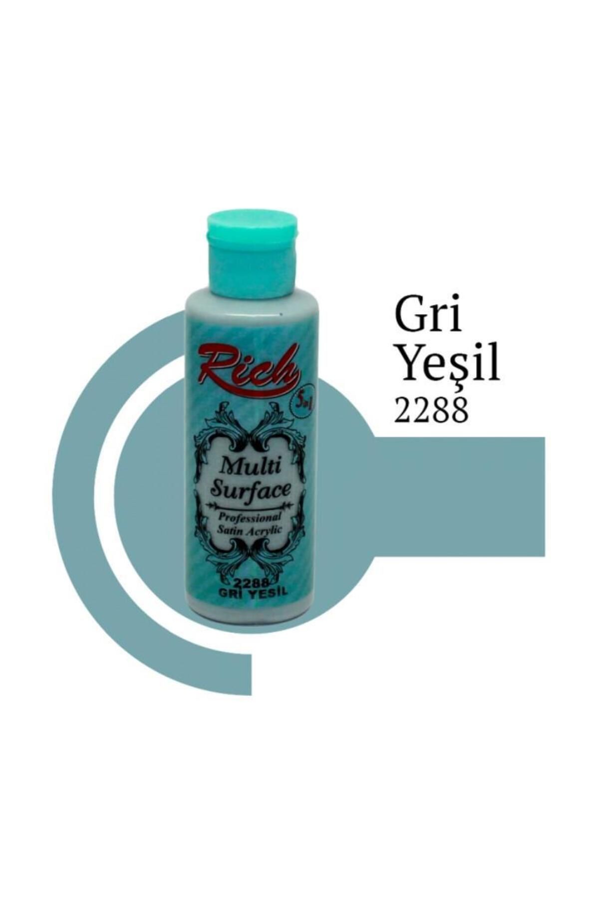 OEM Rich Multi Surface 2288 Gri Yeşil Akrilik Boya 120 cc