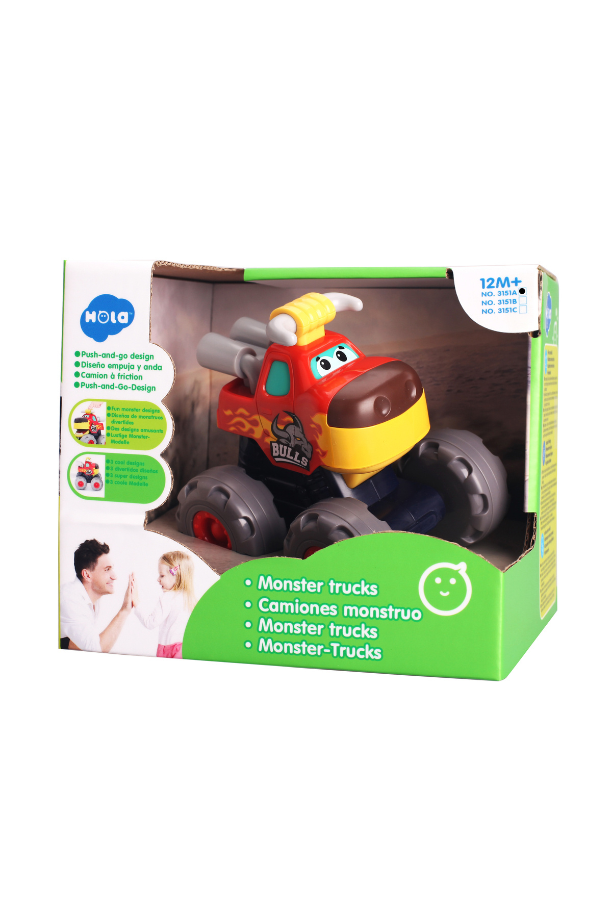 Jucarii Bebe Masinuta Bebe Monster Truck Taurasul Cel Furios - One Size