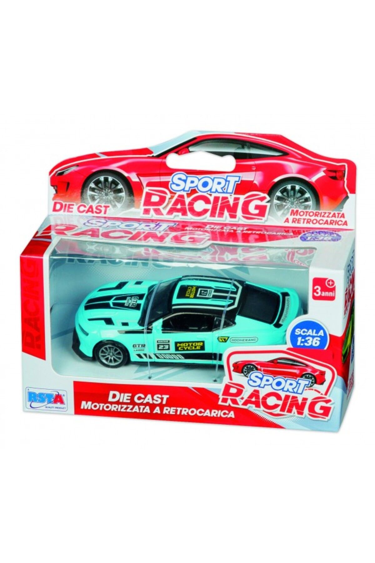 OEM Macheta Diecast 1:36 Curse Sportive Rs Toys - One Size