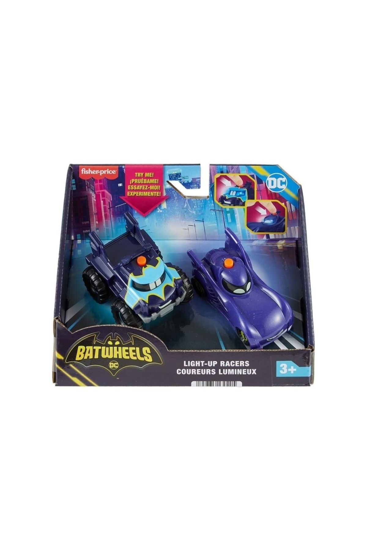 Eng HML25 Fisher-Price® Batwheels™ Işıklı Yarışçılar