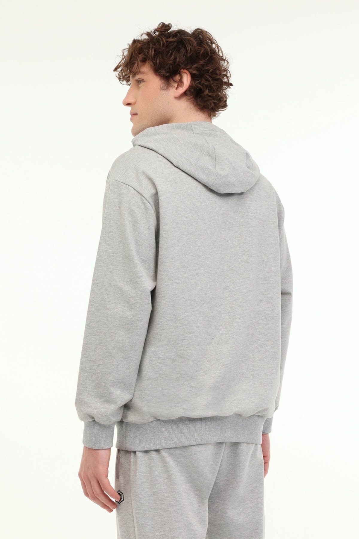 سویشرت مردانه mb Sn73 Hoodie 5fx Grey A101939608 Lumberjack