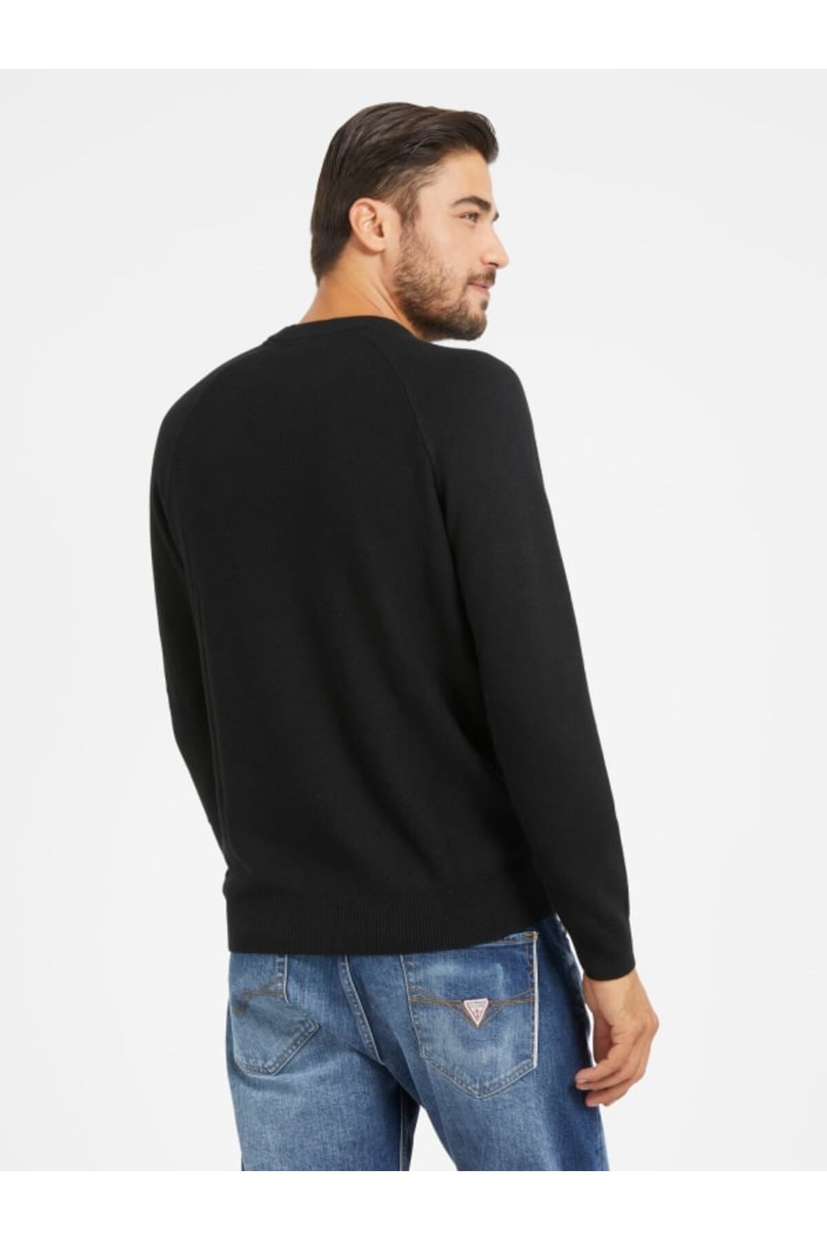 Guess-Alec Raglan Ls Cn Stitch Men's Sweater 3