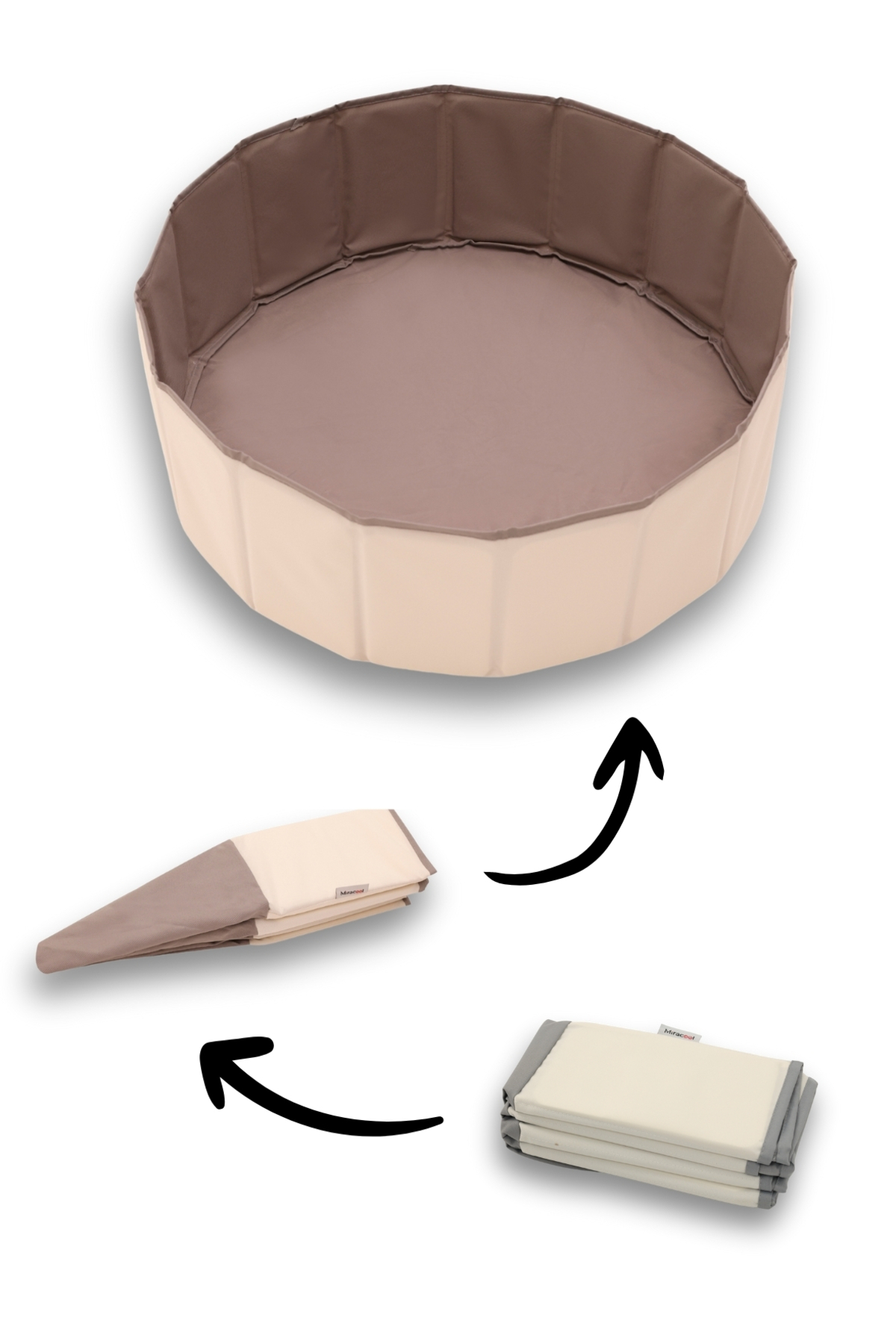 miracool Hopy Katlanır Top Havuzu / 90 Adet Top Dahil / Aktivite ve Oyun Alanı fotoğrafı 3 (önizleme)