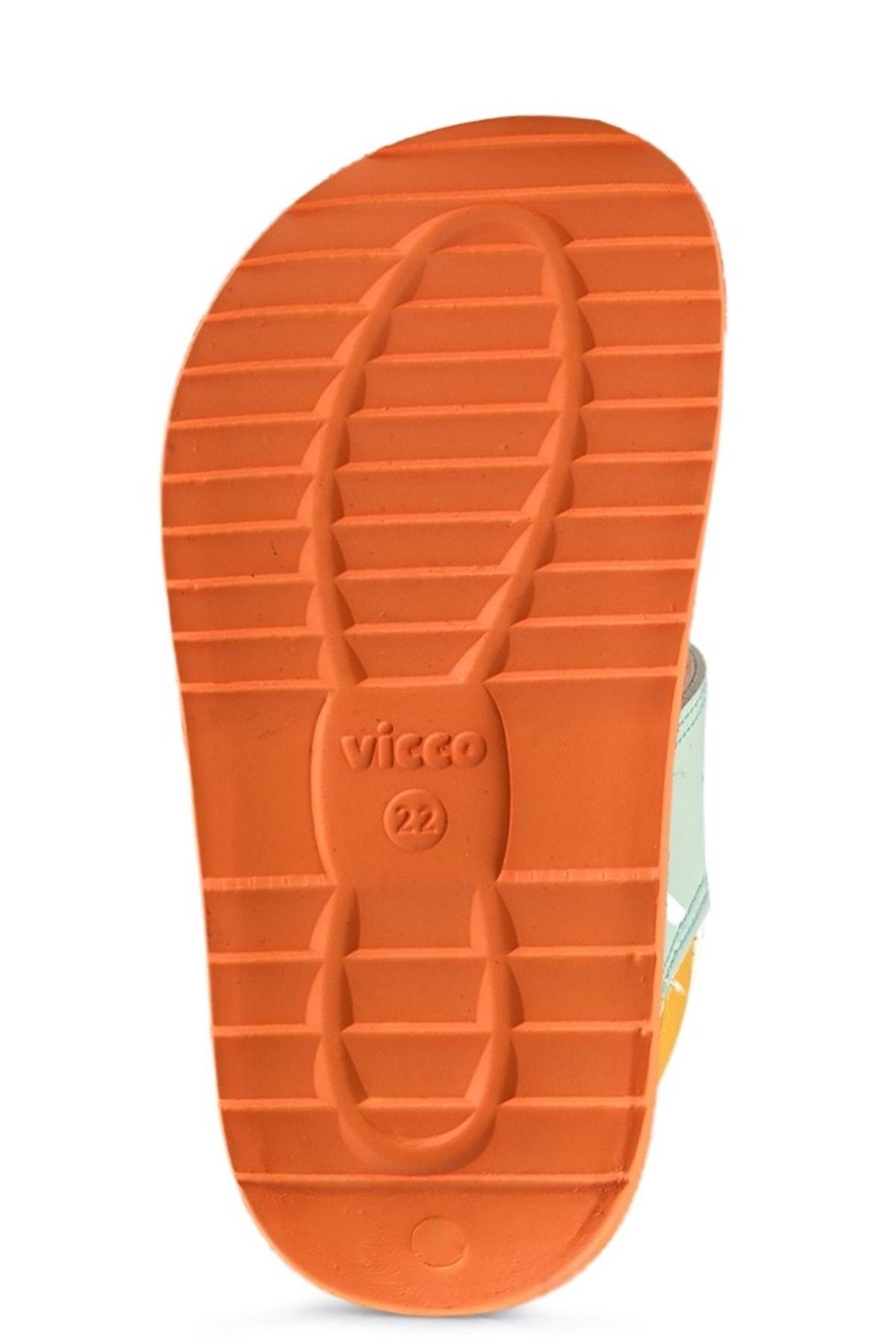 Vicco-Krixi Orthopedic Kids Sandals Orange 5