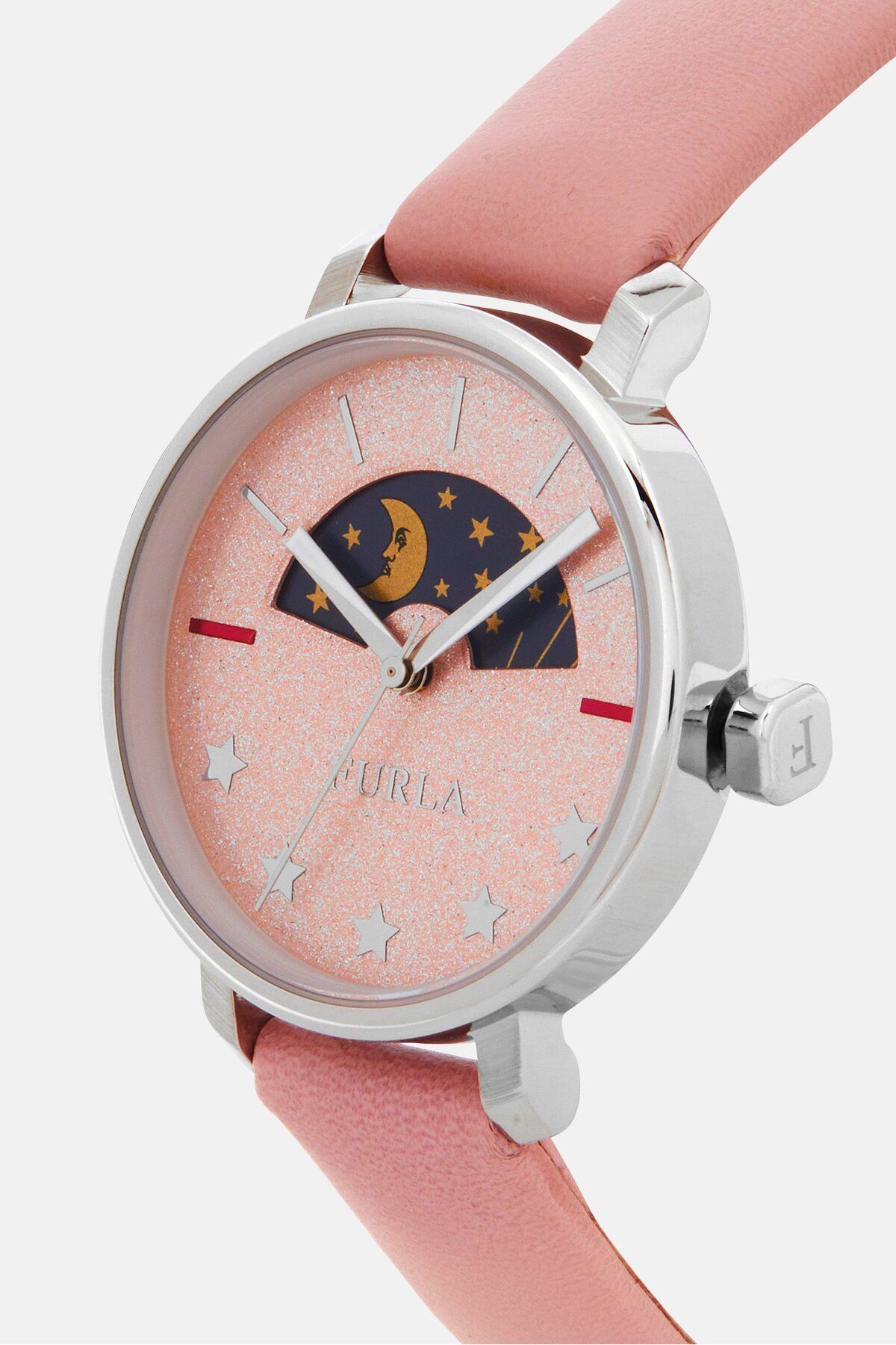 FURLA-Women R4251118507 Analog Watch, Pink/Silver 3