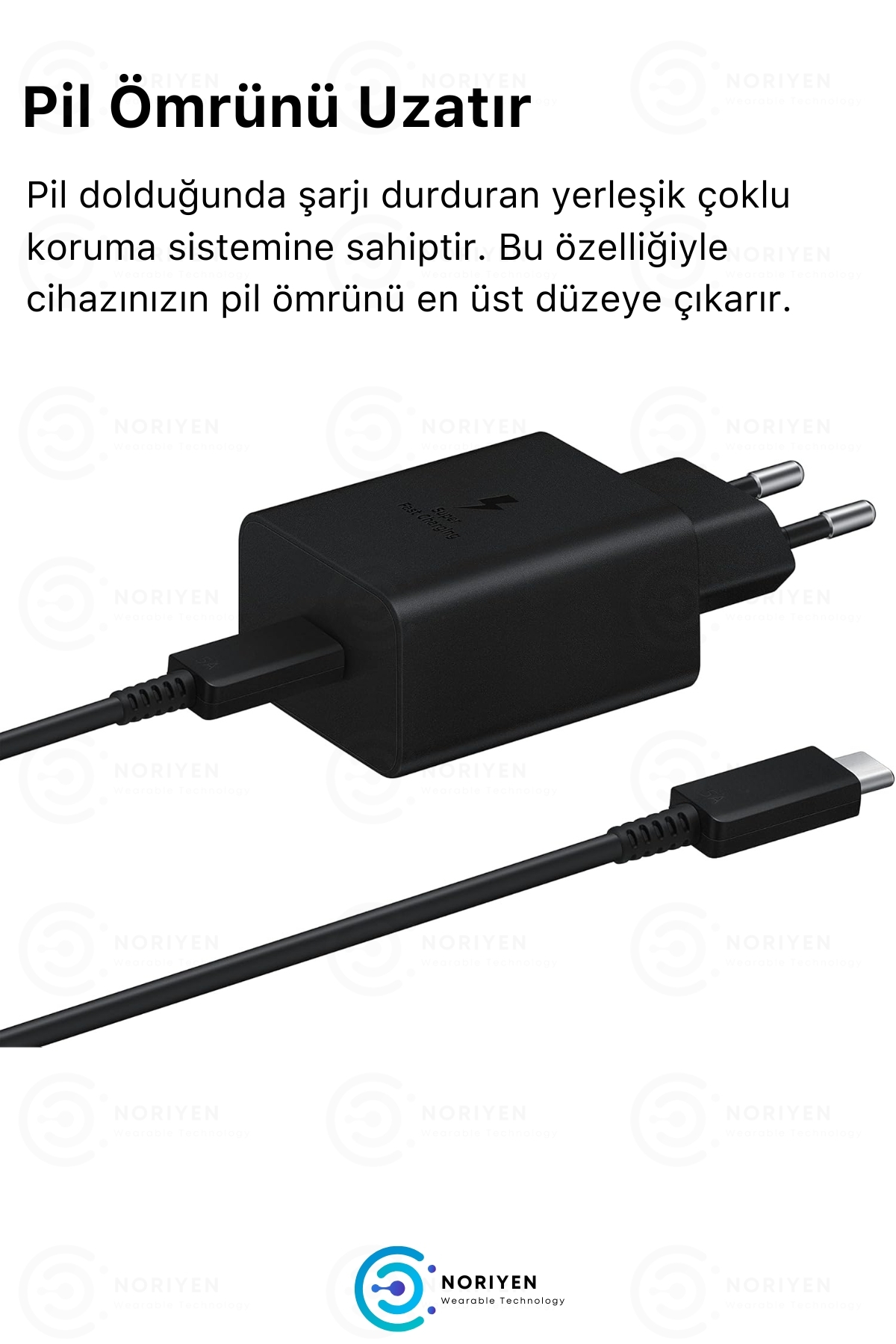 Yeni Nesil 45W Ultra Hızlı Şarj Seti Adaptör + Type C Kablosu iPhone Samsung Realme Oppo Vb. Uyumlu