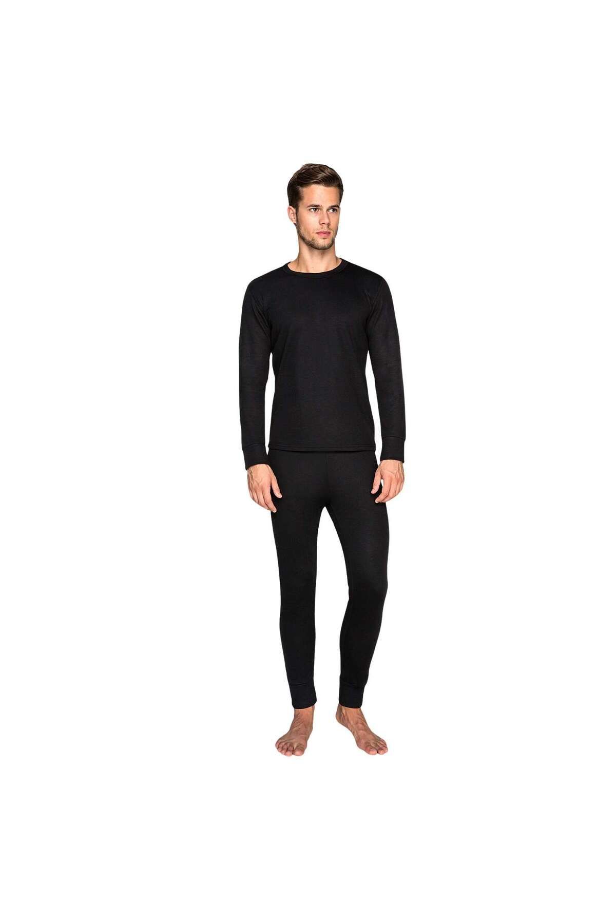 THERMOFORM-Adult Thermal Underwear - Thermoform - Active Rib - Black 4