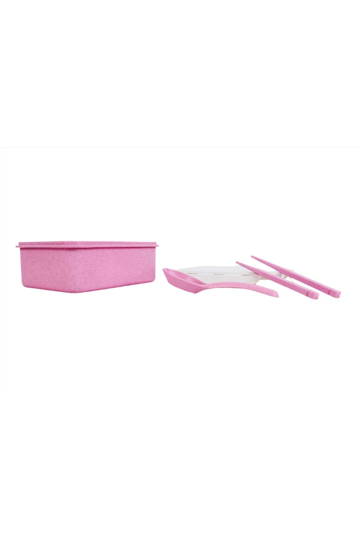 the midi-Unique Biscuit Shaped Lunch Box 1000ml with Tableware - Distinctive Design For Kid - 2 Set 3