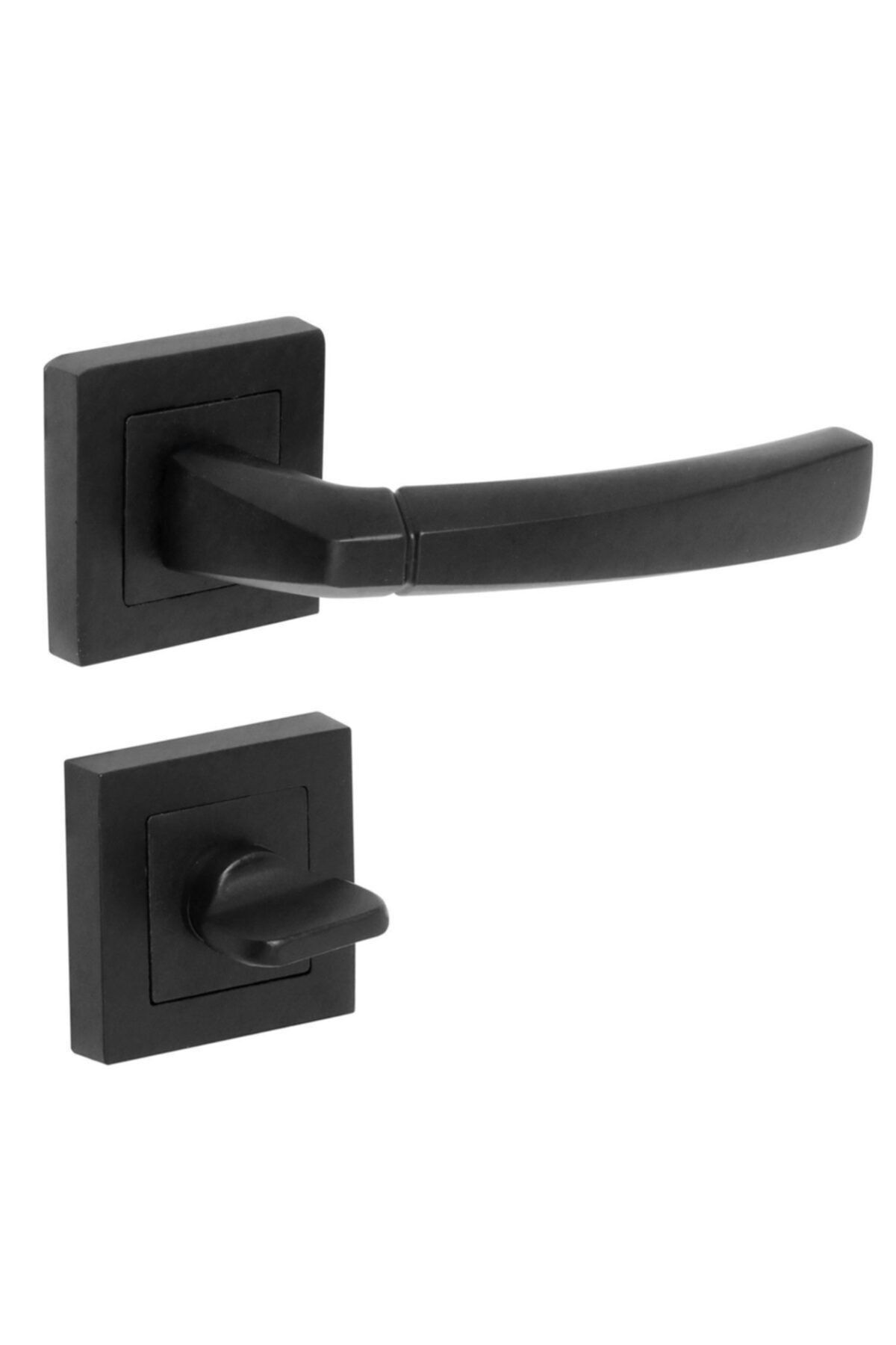 ALYAYAPI-Black Door Handle - with Badge 3 1 Apartment Set / 5 Room 2 Wc 3
