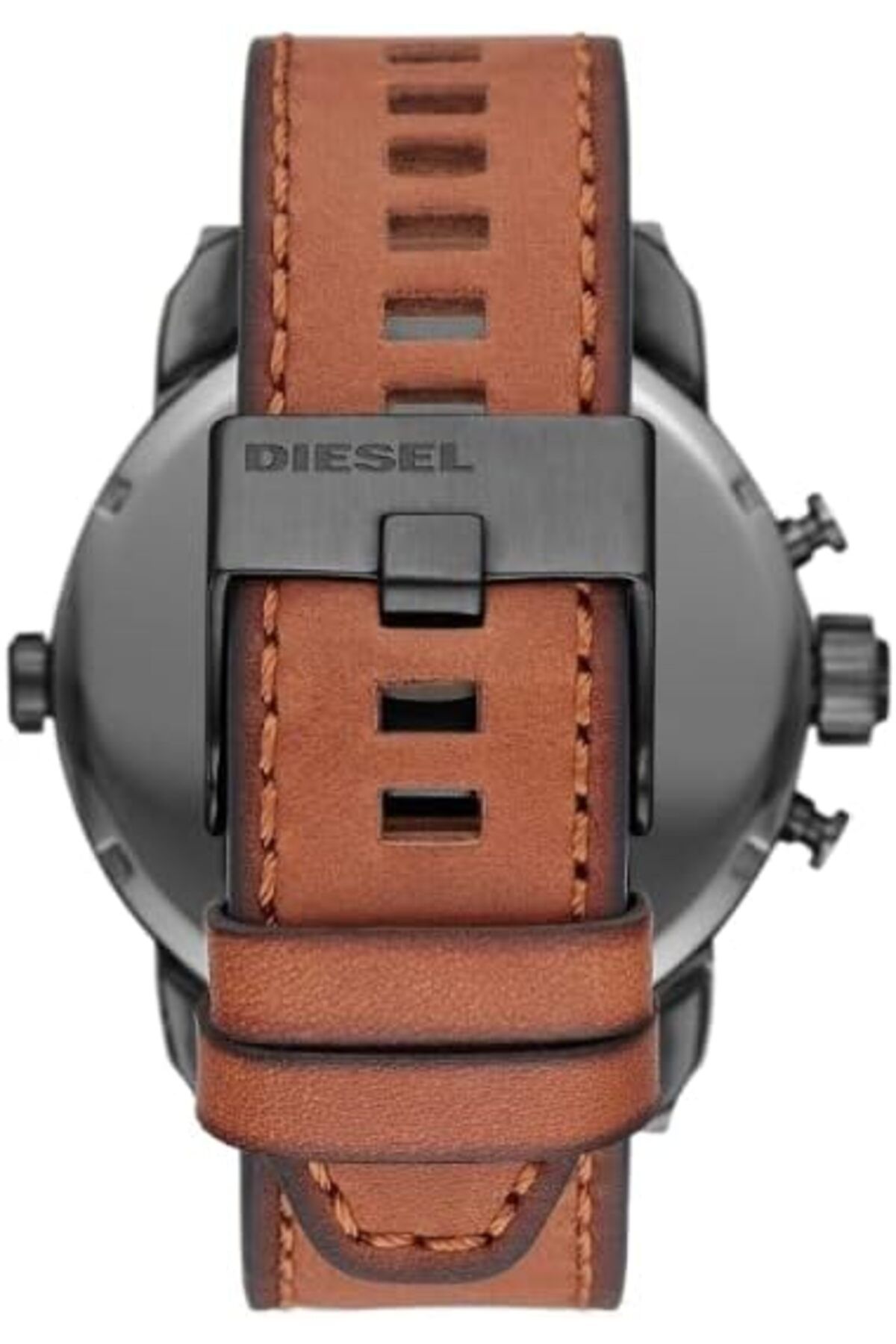 Diesel-Mens Analogue Quartz Watch with Leather Strap DZ7442 2