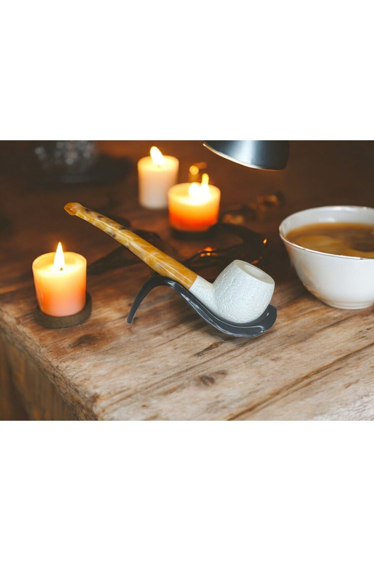 Altınışık Lületaşı Golden Flame Pipe Lületaşı Pipo