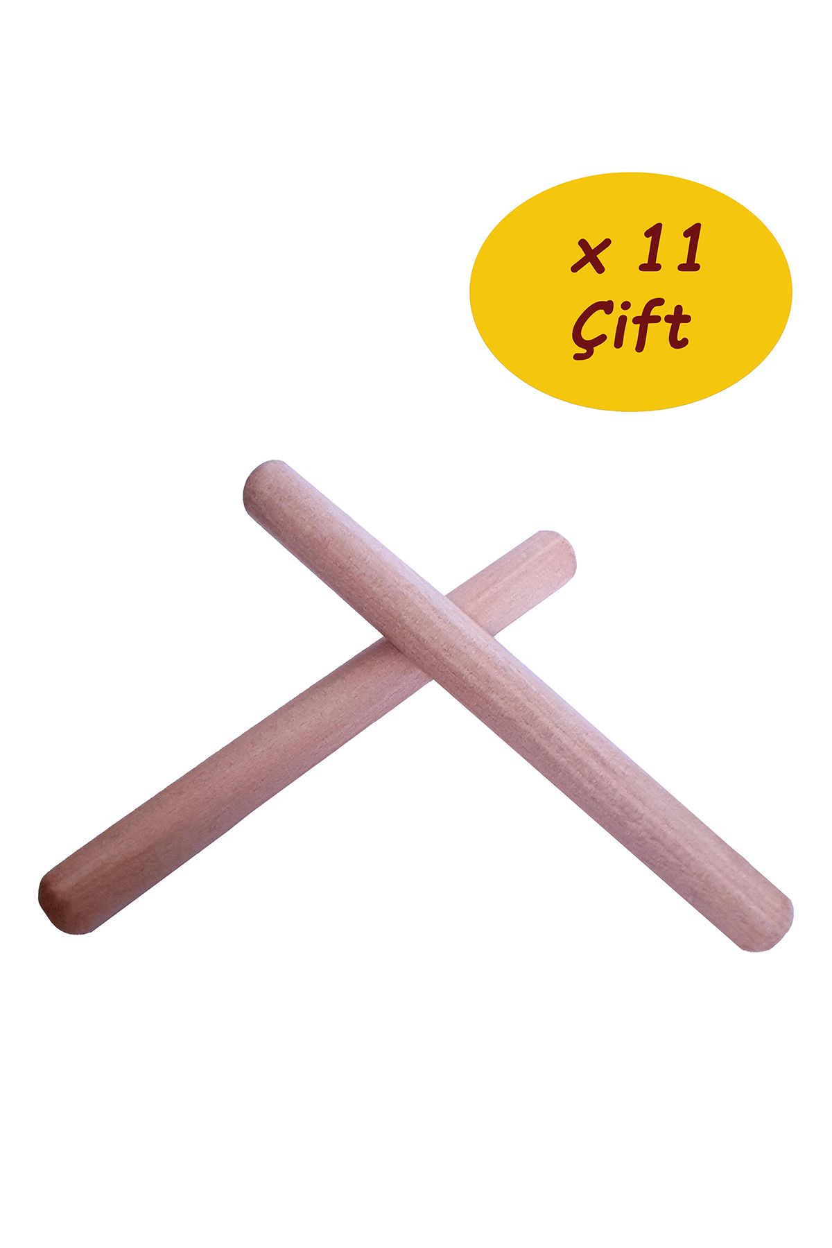 COCOTA TOYS Ahşap Ritim Çubuğu 11 Çift
