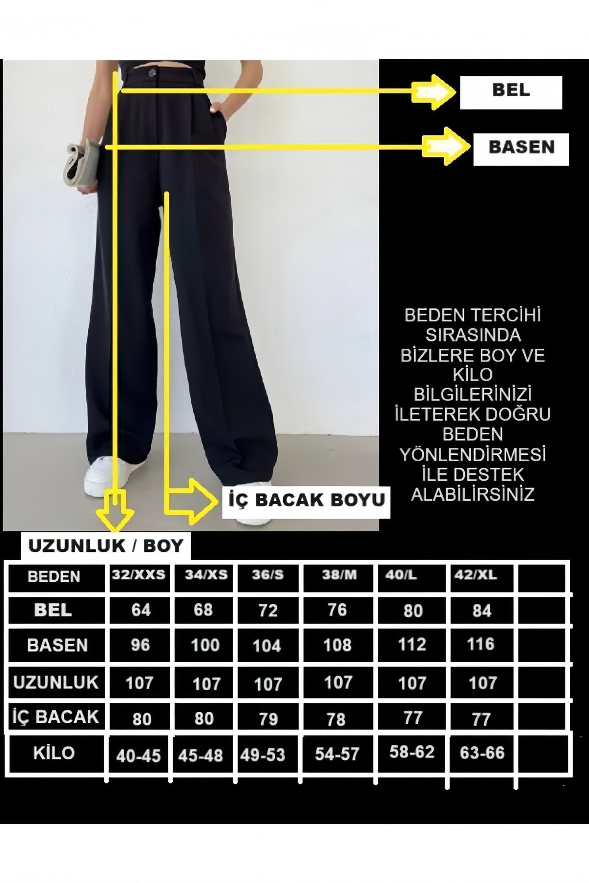 coder-Black Women's Palazzo Trousers 4