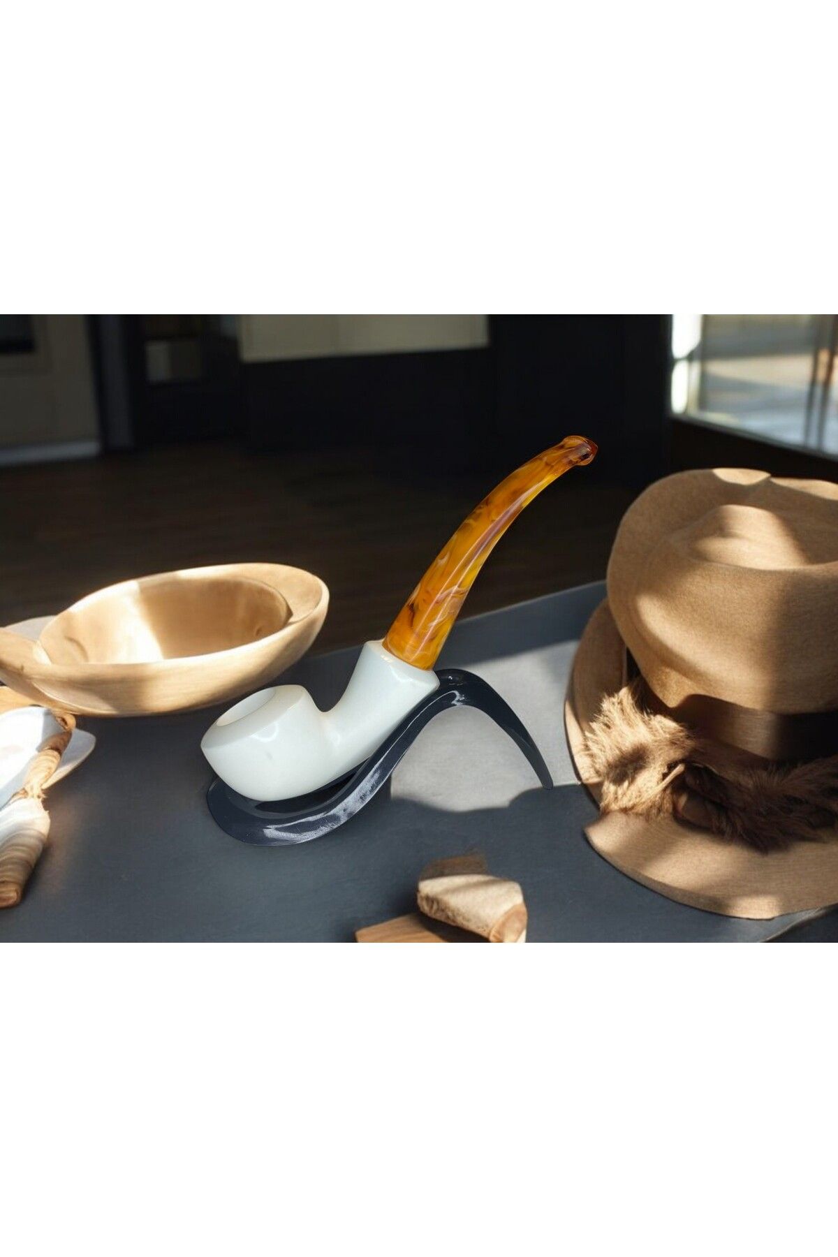 Altınışık Lületaşı Amber Elegance Lületaşı Pipo