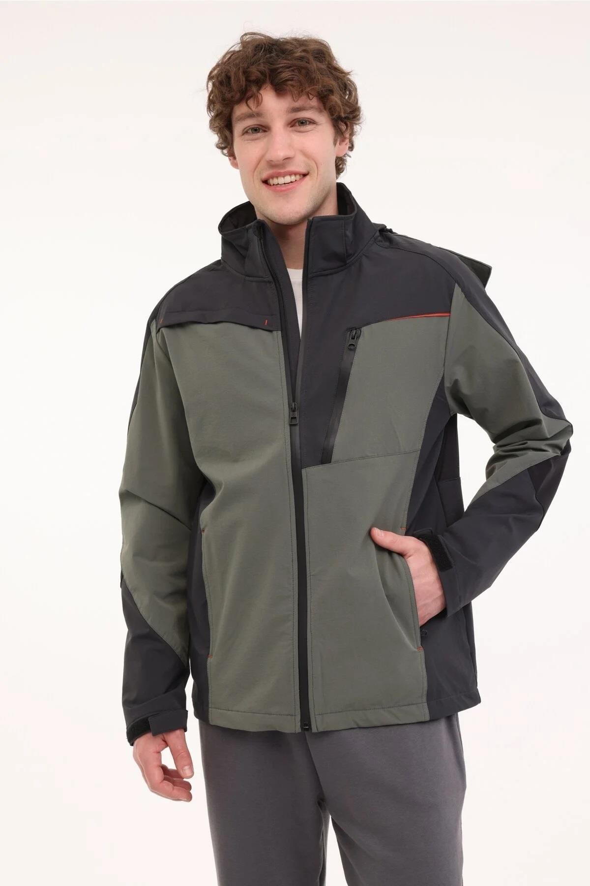 lumberjack-Ml Green Lffwgl8001 4Pr Men's Slim Coat 1