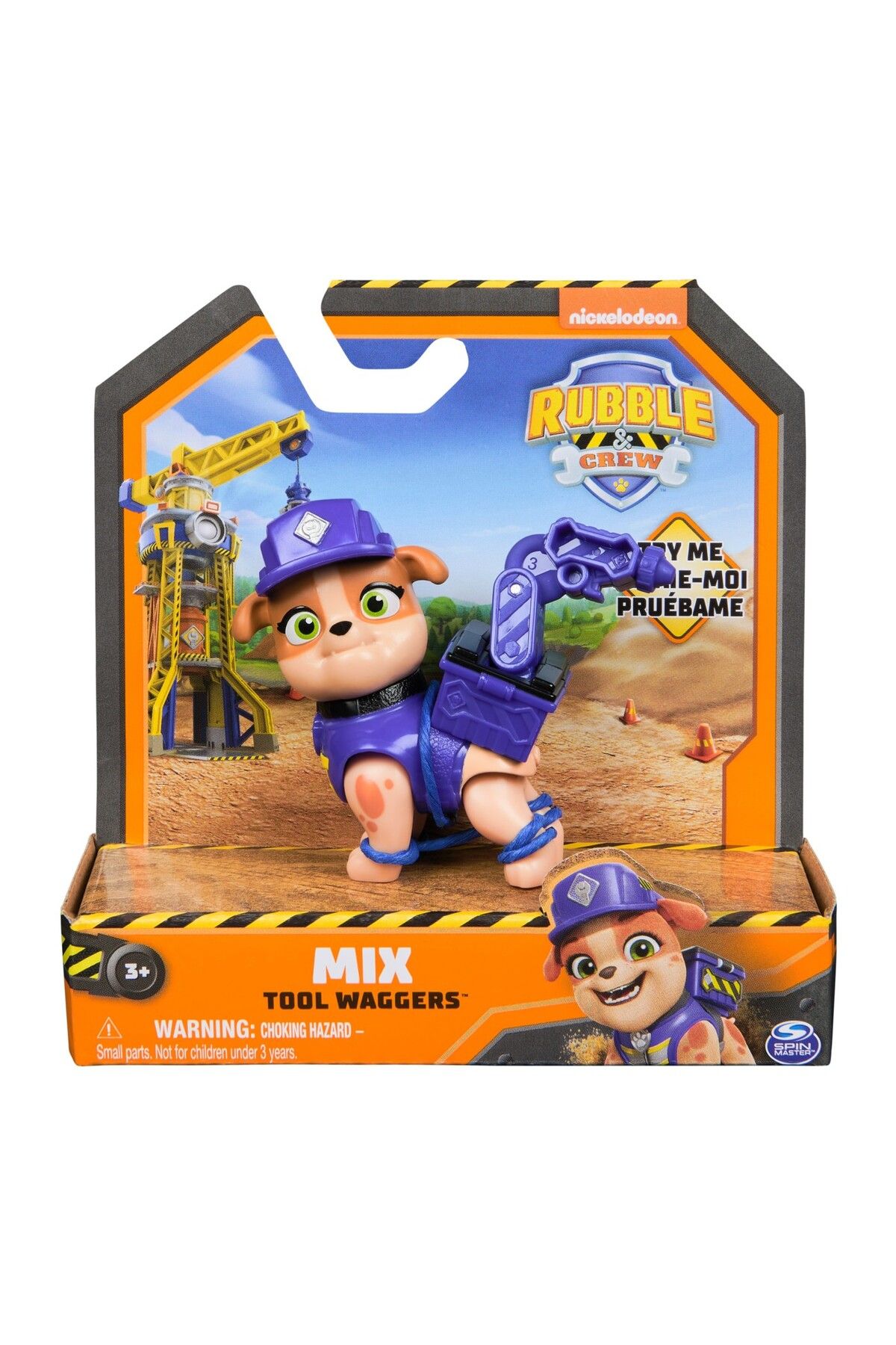 Spinmaster Patrula Catelusilor Rubble And Crew Figurina Mix 5cm - Mărime unică