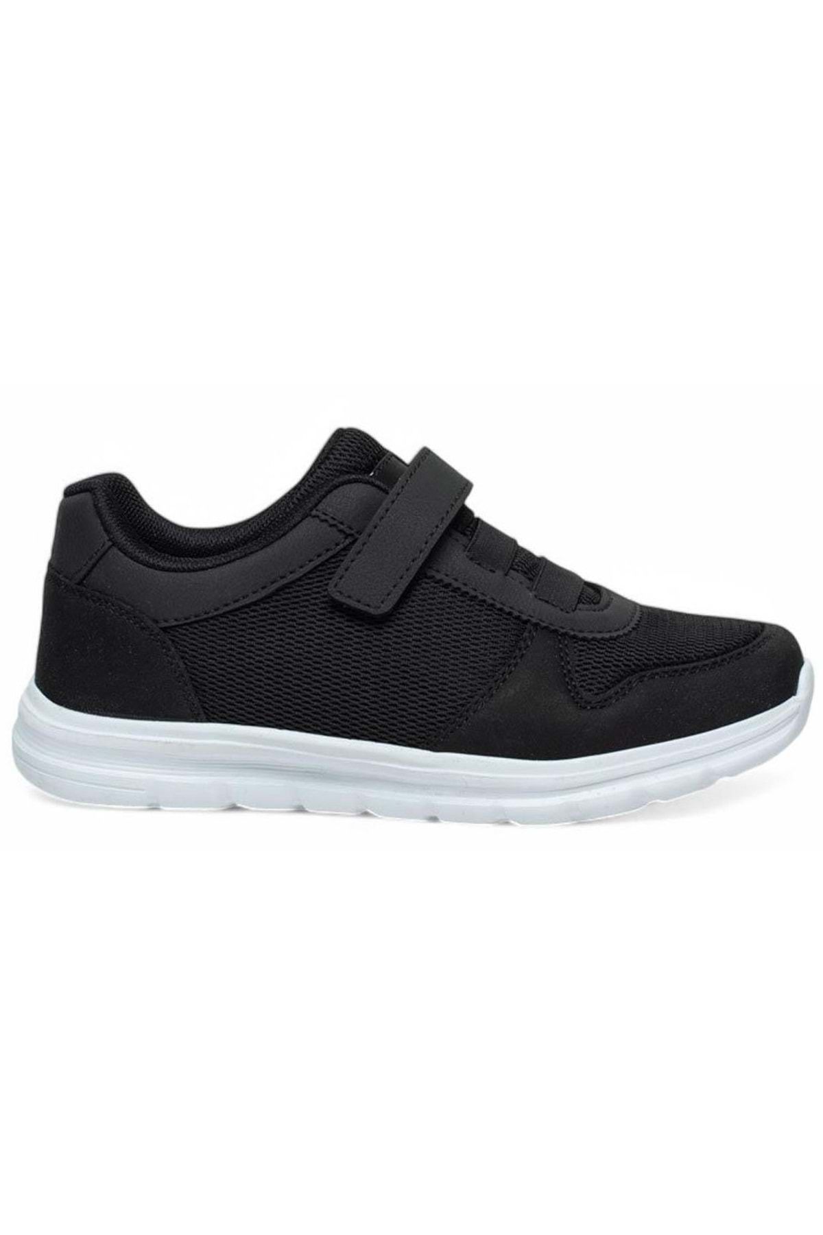 Kids Club Shoes Black Sea 616 Cırtlı Ortopedik Unisex Spor Ayakkabı SİYAH-BEYAZ