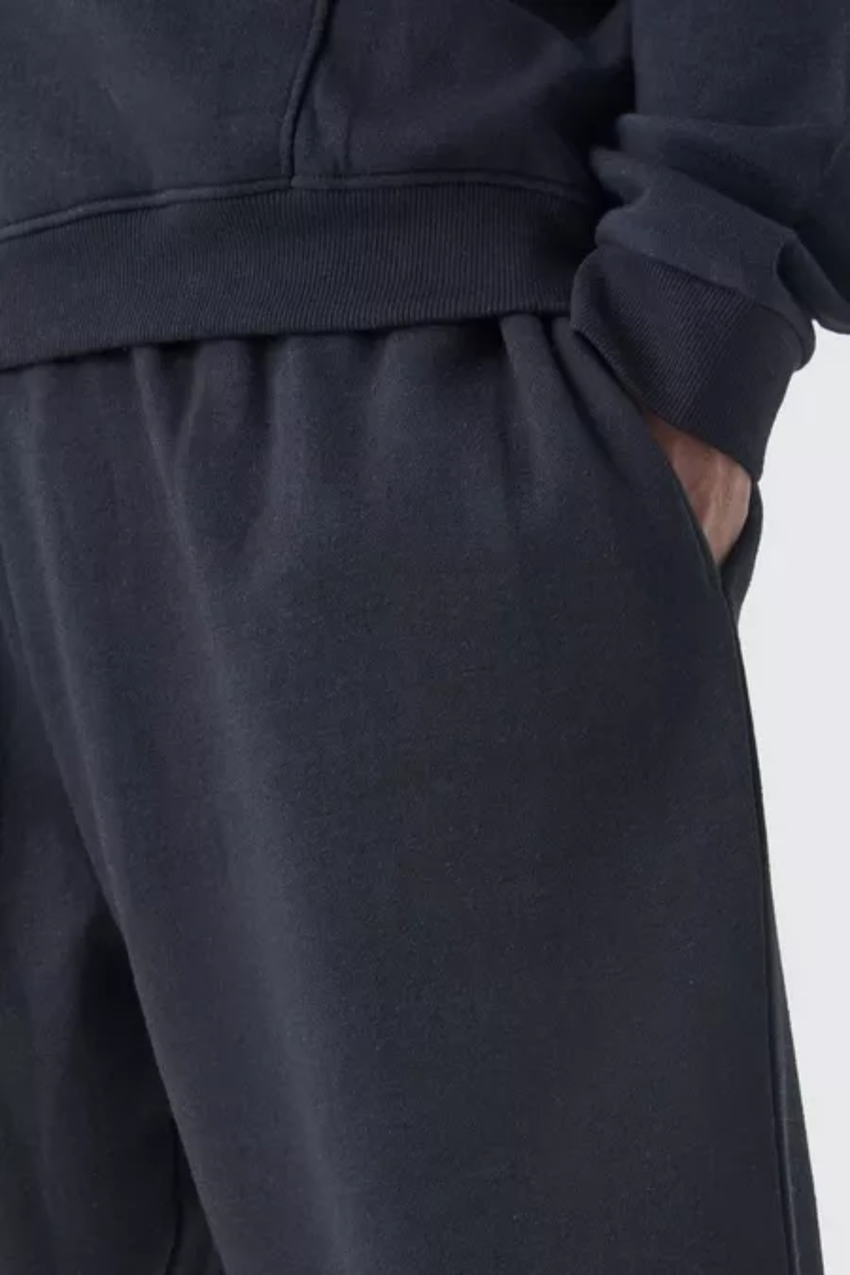 vladivosto Büyük Beden Eşofman Altı Bol Kalıp Oversize Paçası Lastikli Baggy Eşofman Altı görsel 3